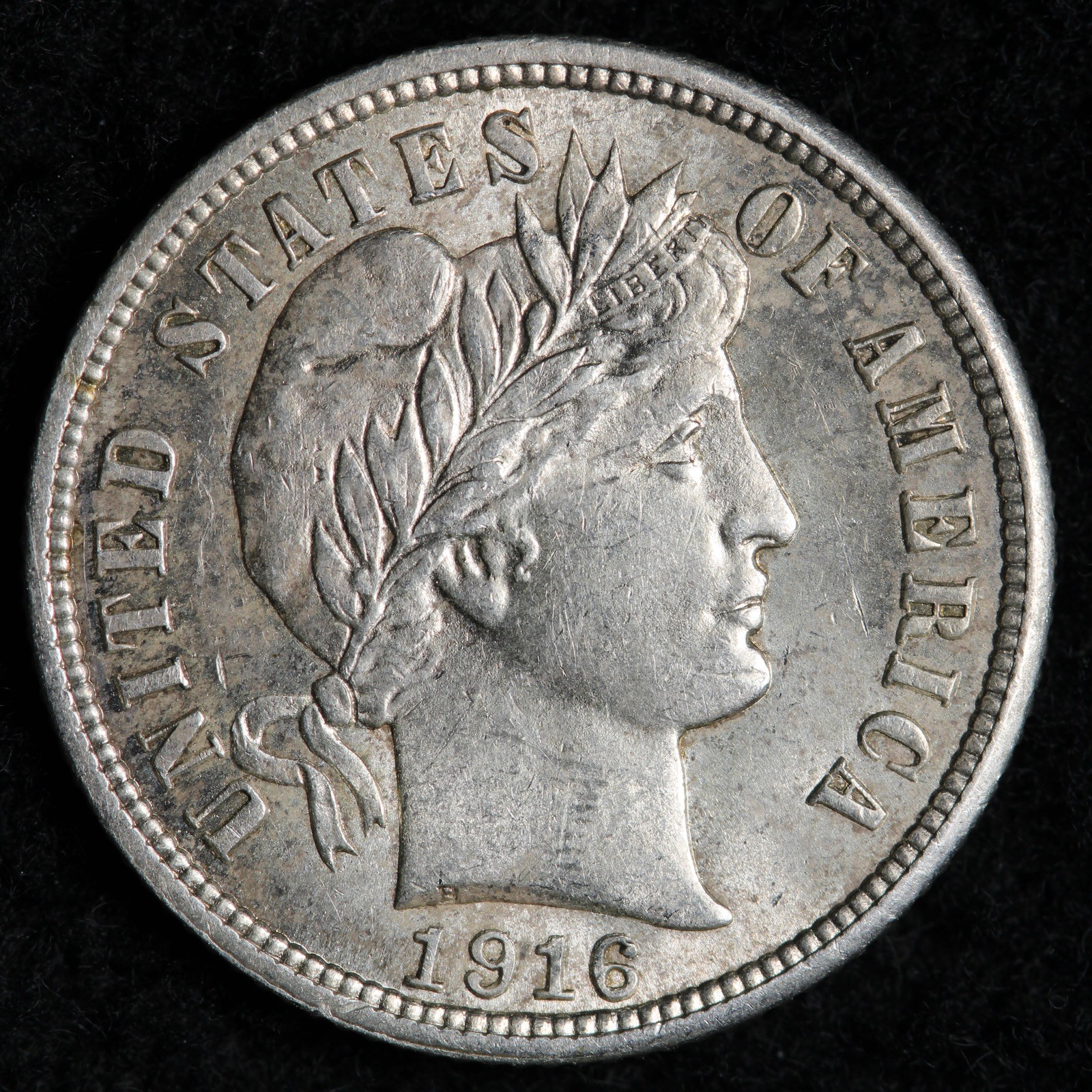 1916 Barber Silver Dime BU *UNCIRCULATED* MS E192 AISBA