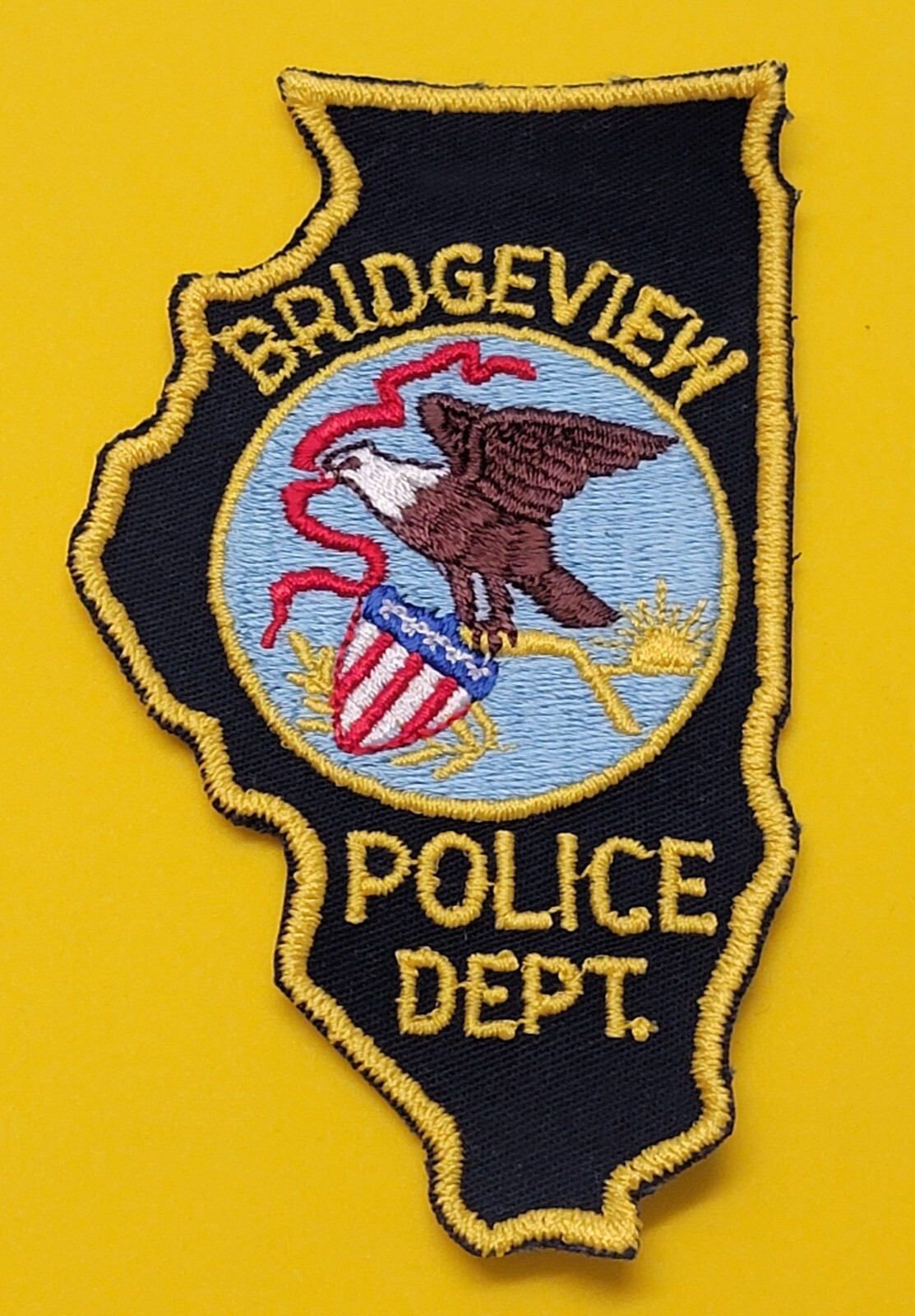 VINTAGE- BRIDGEVIEW ILLINOIS POLICE PATCH