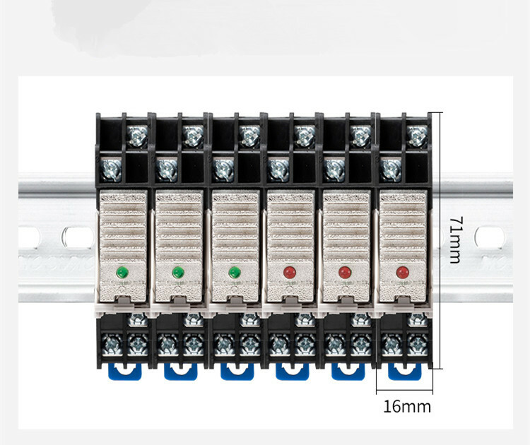 Small 3-32VDC solid state relay rail type GK12D6132 DC control DC 12A 60VDC