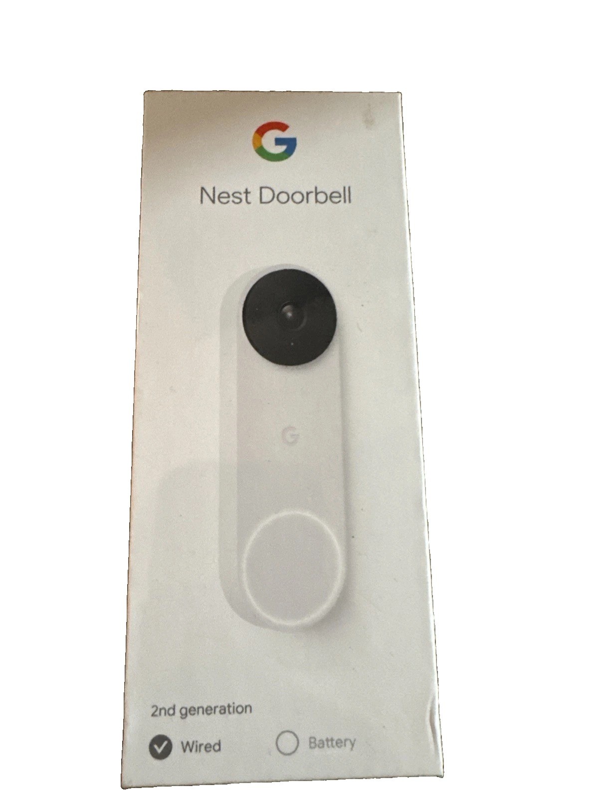 Google Nest Doorbell Wired2ND GENERATION Video SECURITY Camera New Sealed