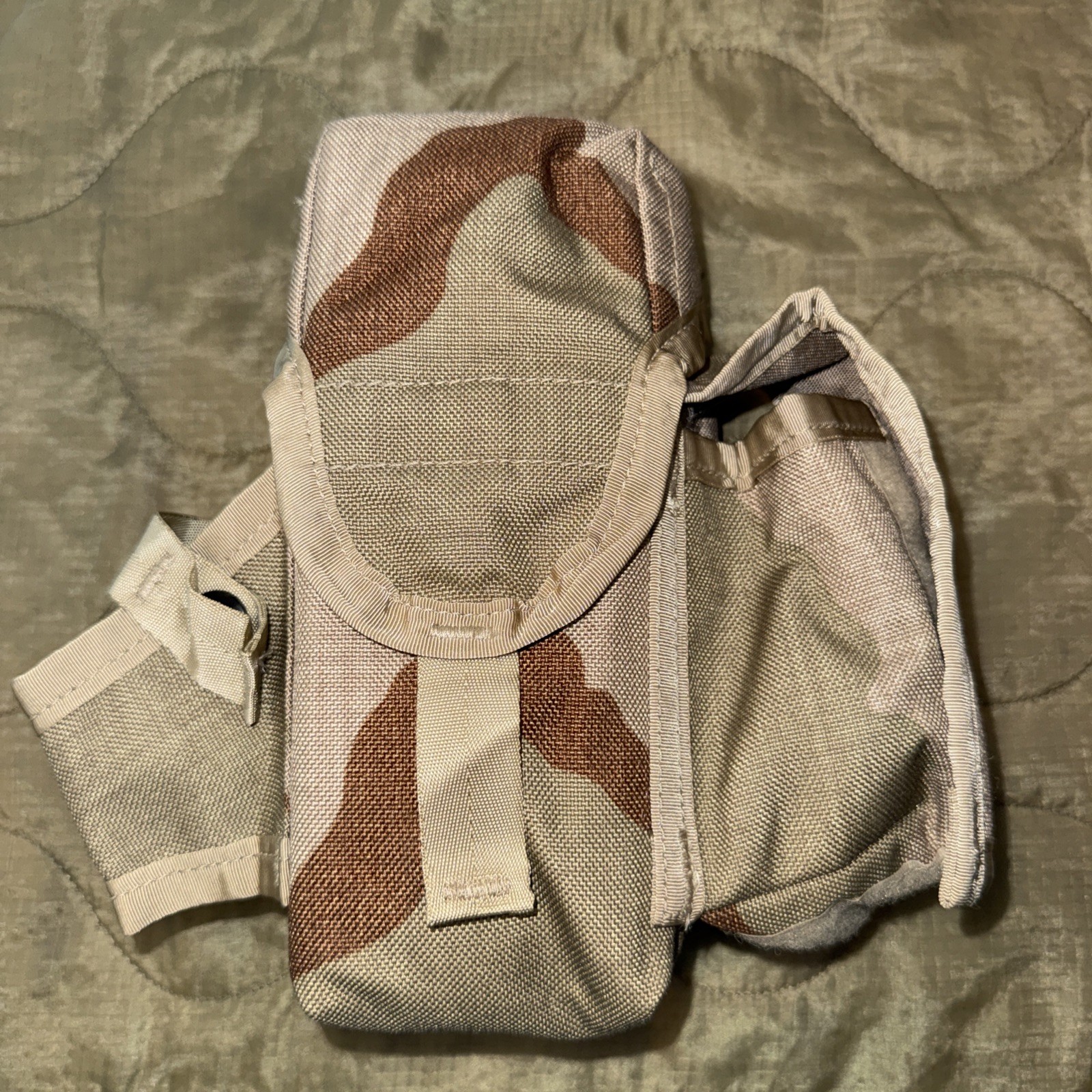 GWOT Era Safariland SPEAR ELCS Mag and Grenade Pouch Desert Camo DCU Navy SEALs
