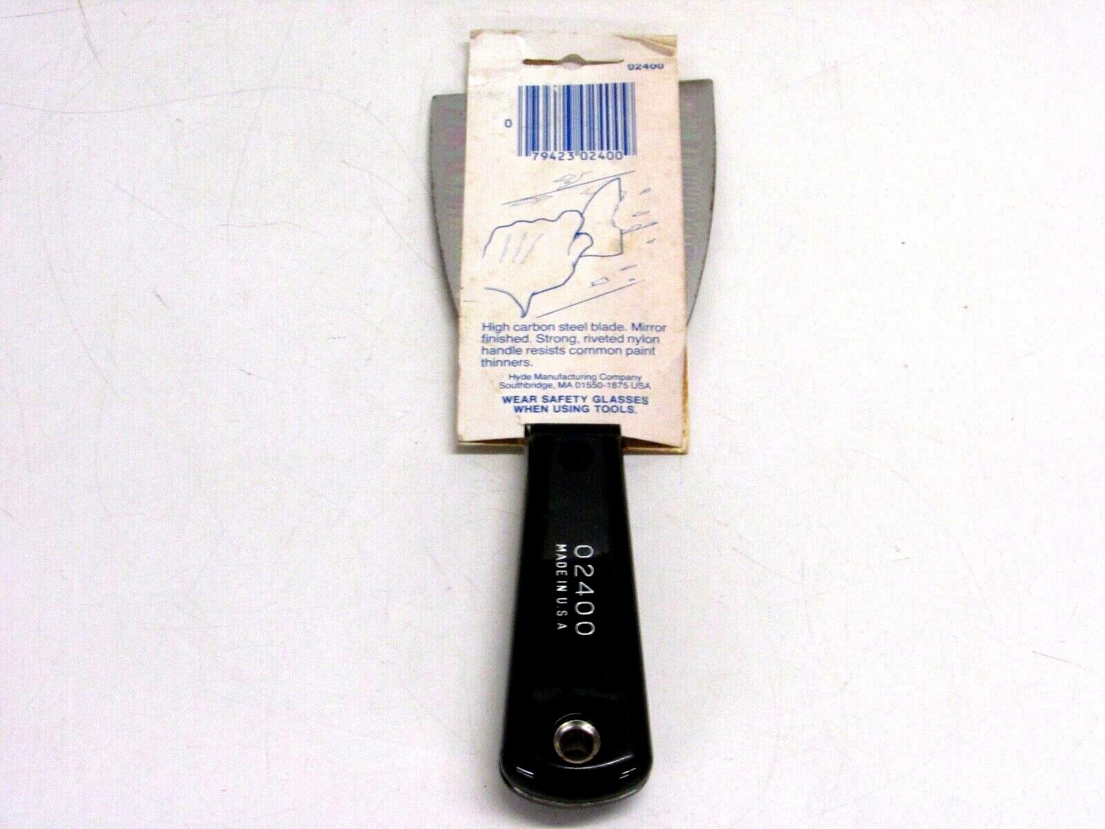 VINTAGE HYDE STIFF BLADE SCRAPER #02400, WALL SCRAPER