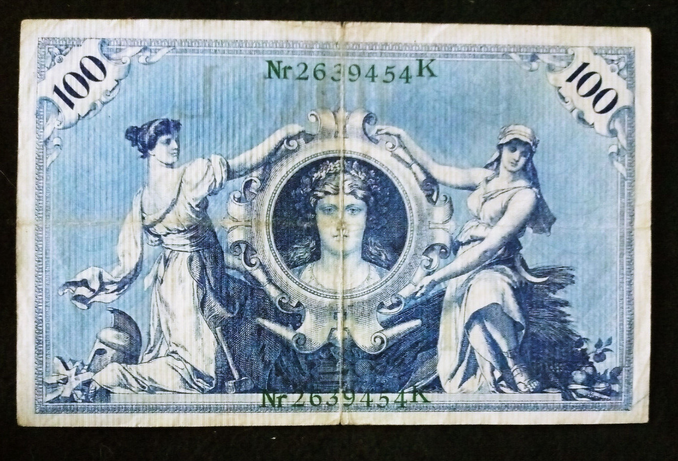 Germany 1908 100 Mark  Circulated