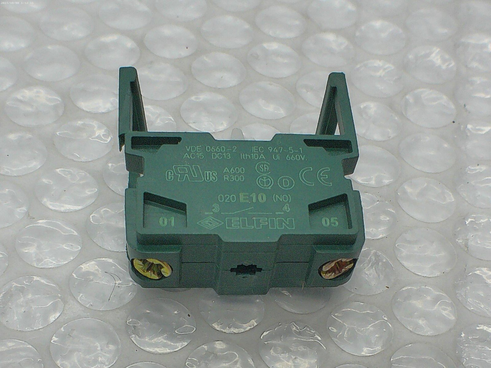 ELFIN 020E10 CONTACT BLOCK NSNP