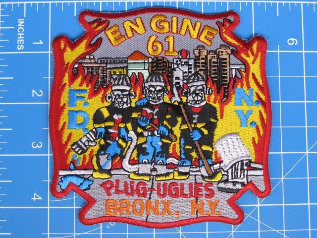 FDNY NYC Fire Department Engine 61 Plug Uglies patch