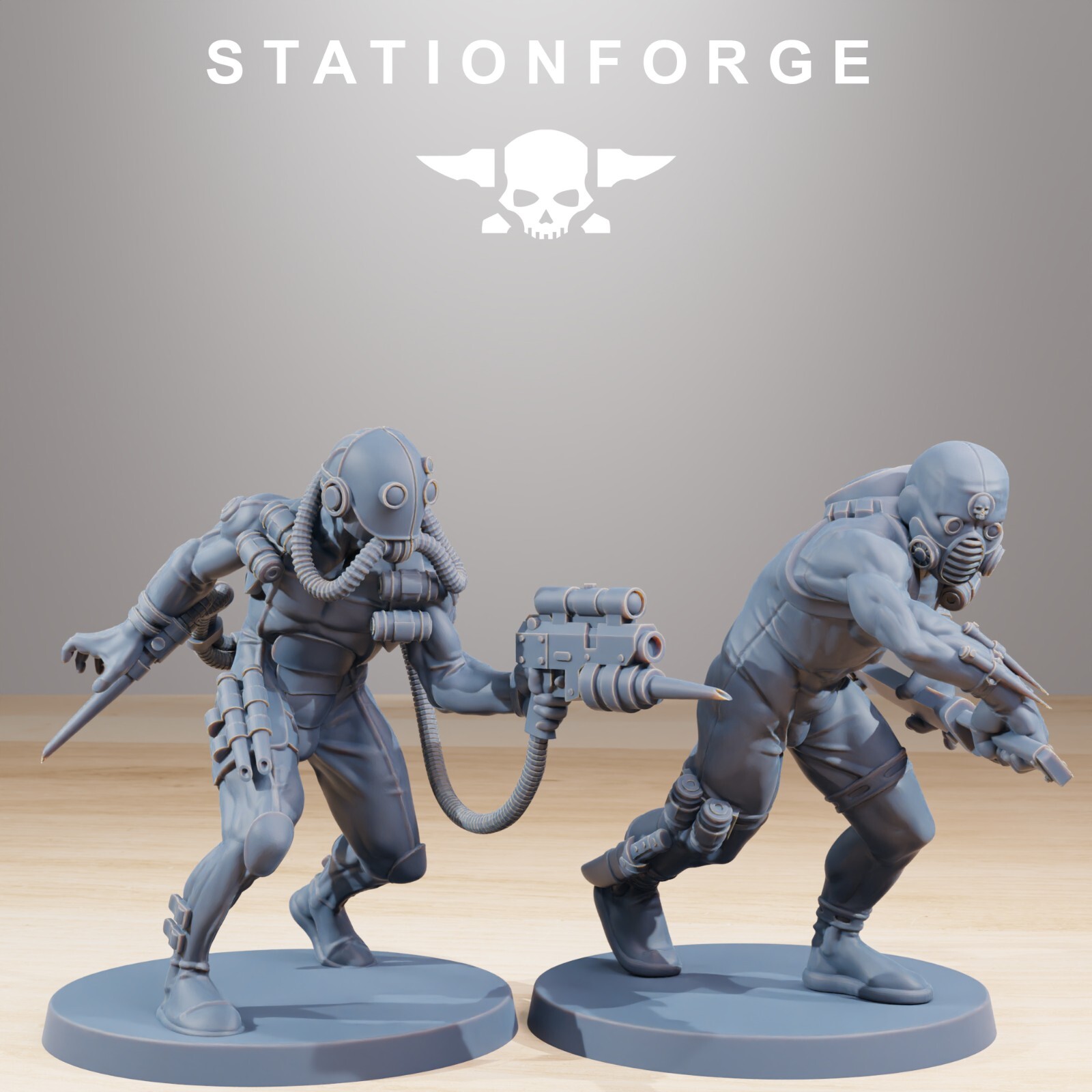 GrimCorp Bounty Hunters from Station Forge 32mm