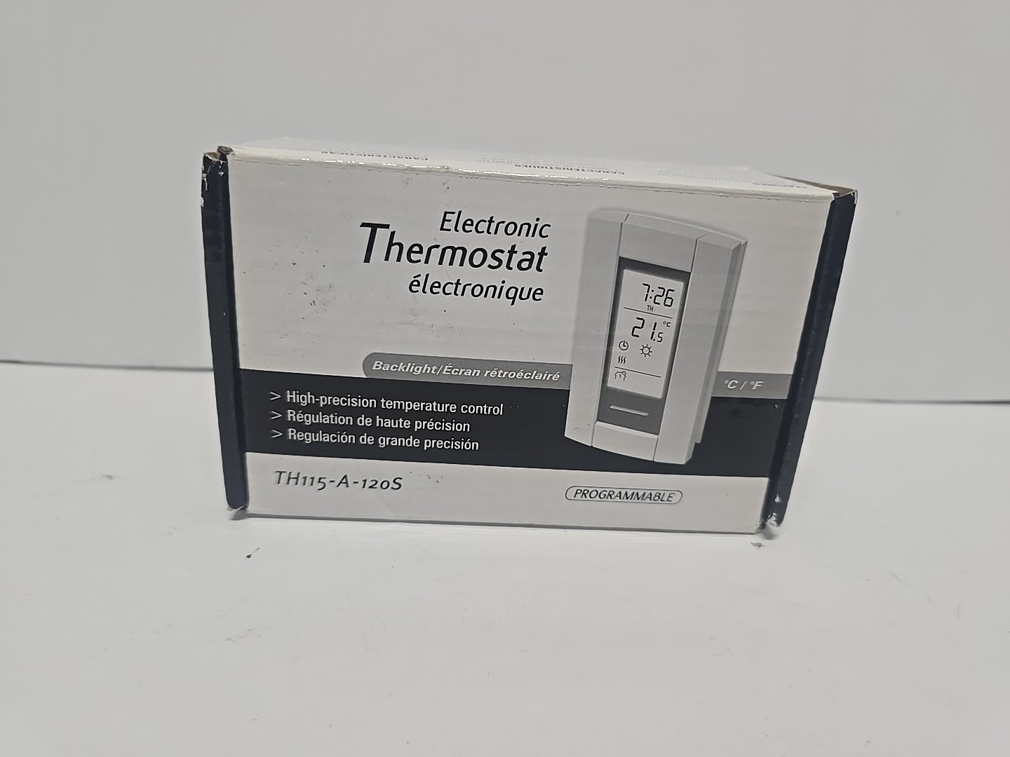 Aube Technologies TH115-A-120S 7-Day Programmable Line Voltage Thermostat