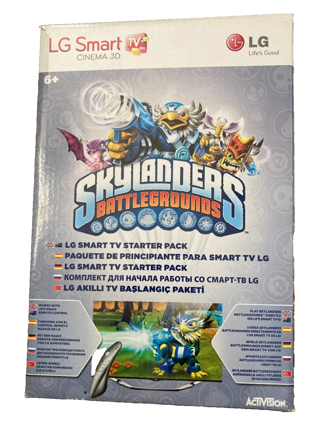 Skylanders Battlegrounds LG Smart TV Starter Kit + Wii Swap Force + Portal