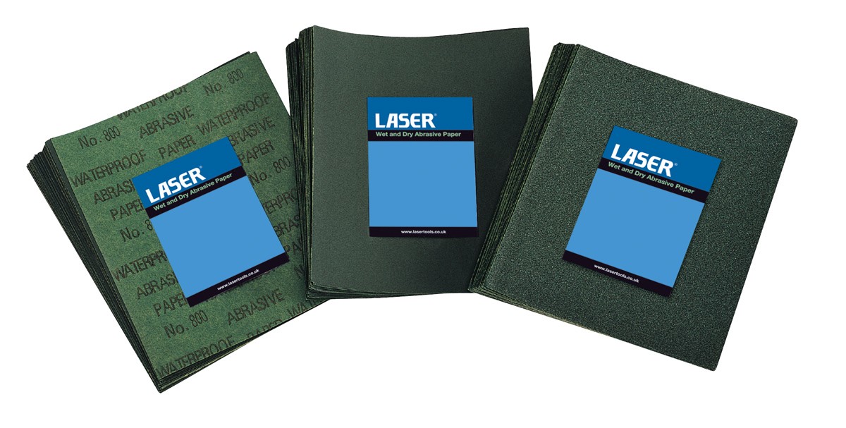 Laser Tools Wet & Dry Grit 360, 50 Sheets 2345