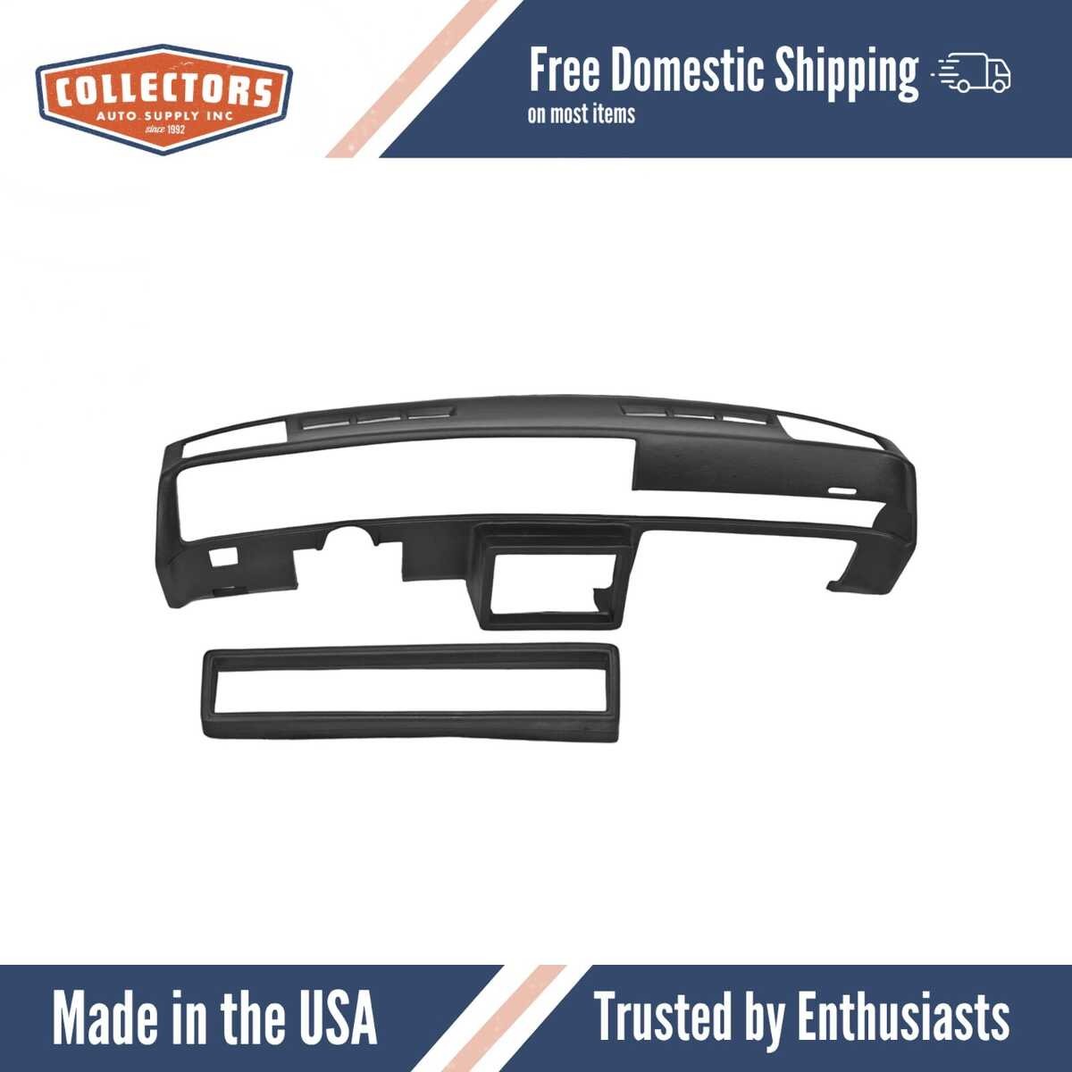 Dash Bezel Only Black for 1978-1988 Oldsmobile Cutlass