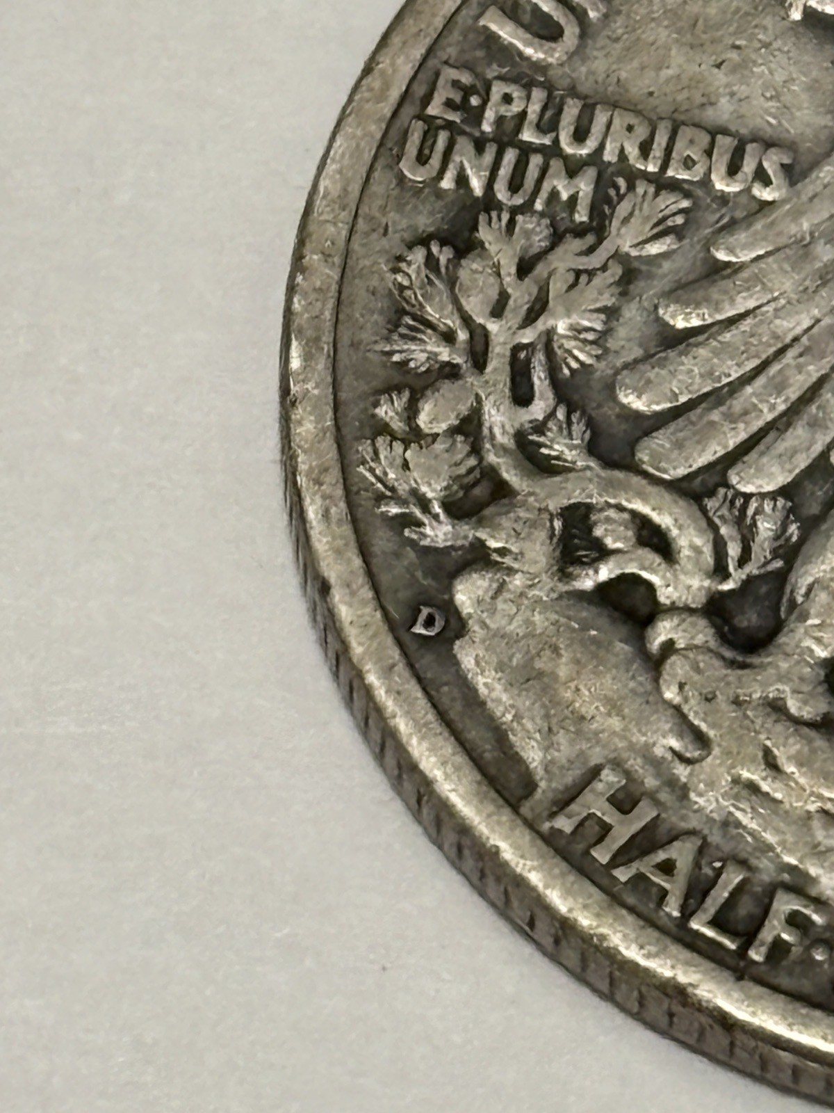 1938 D Walking Liberty Half Dollar 50C Cents