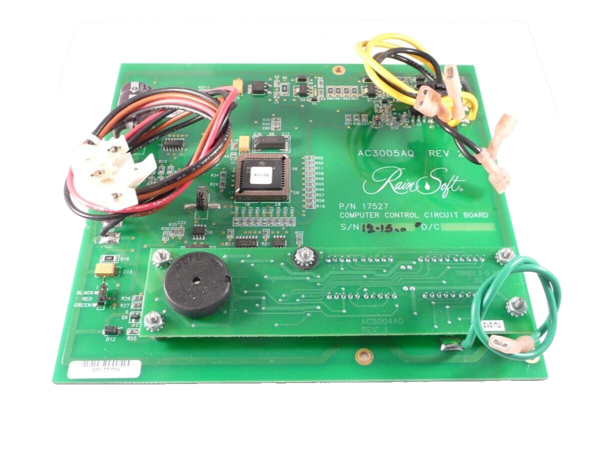 Rain Soft 17527 Gold Series Water Softener Computer Control Module Circuit Board