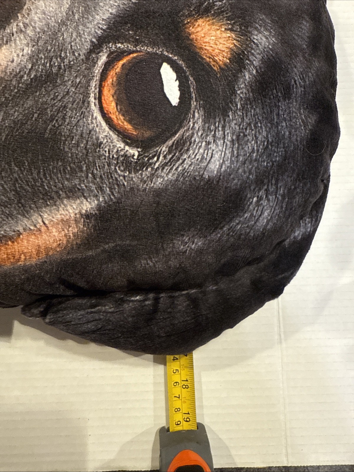 Pet Faces throw pillow Rottweiler. It’s Huge!’!!