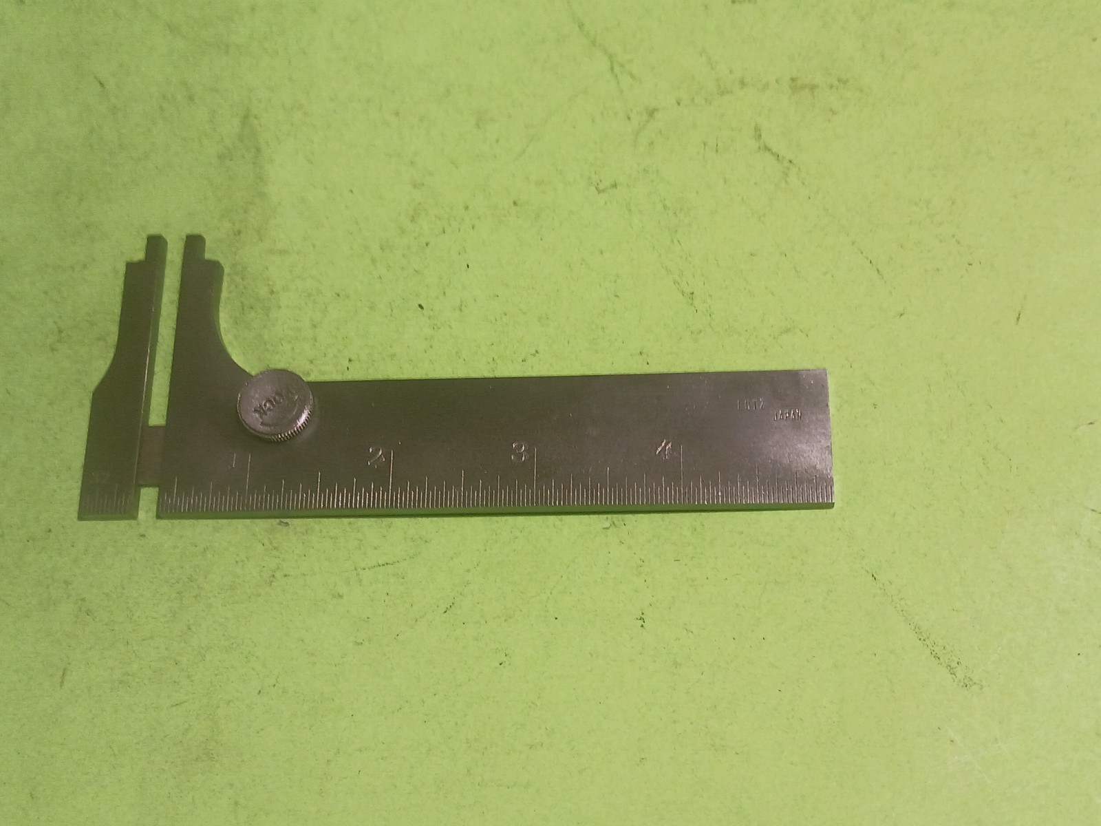 Vintage Lutz  5" Pocket Slide Caliper w/Locking  made in japan works great