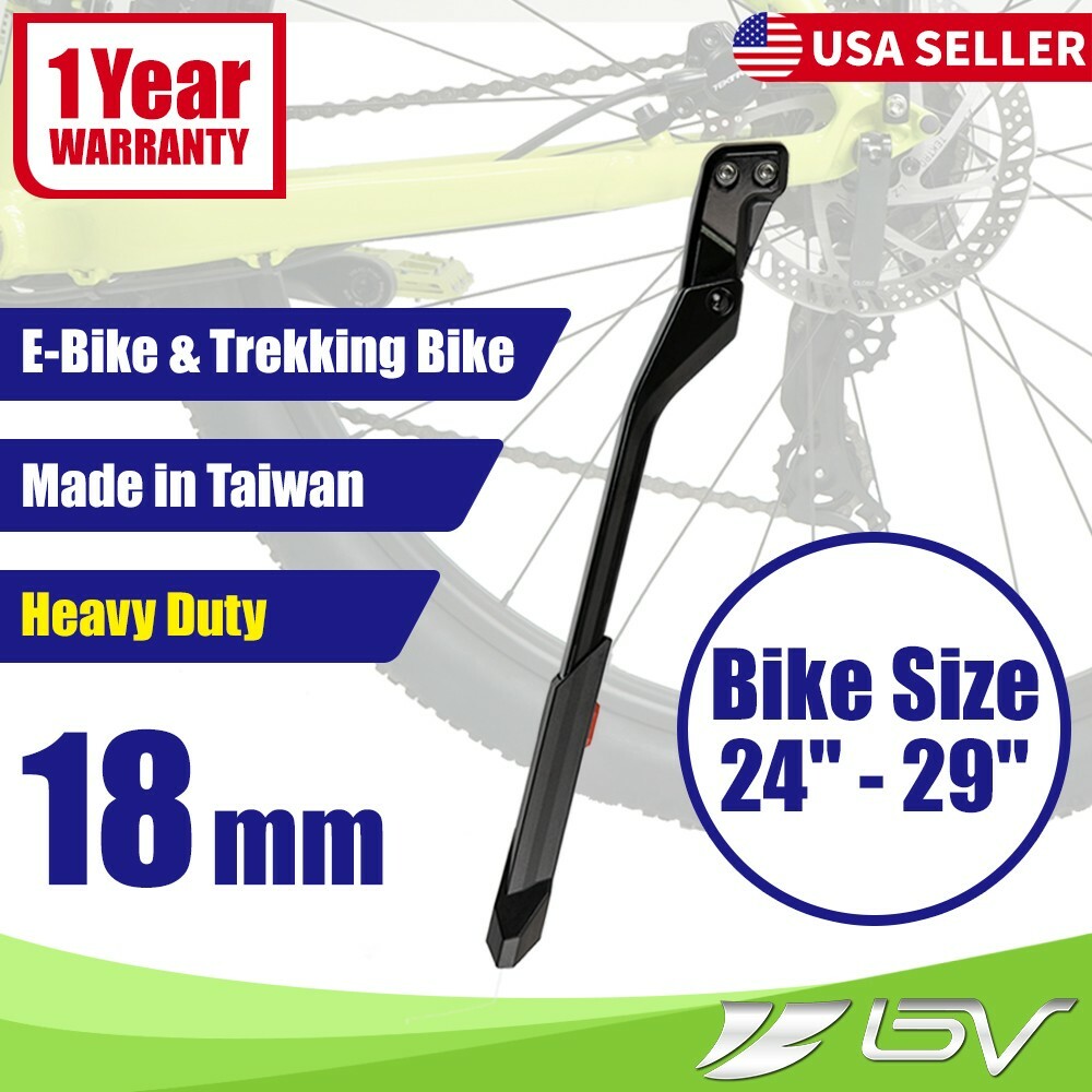 BV e Bike Kickstand Heavy Duty Rear Side Kick Stand Electric Trekking Bike 24-29