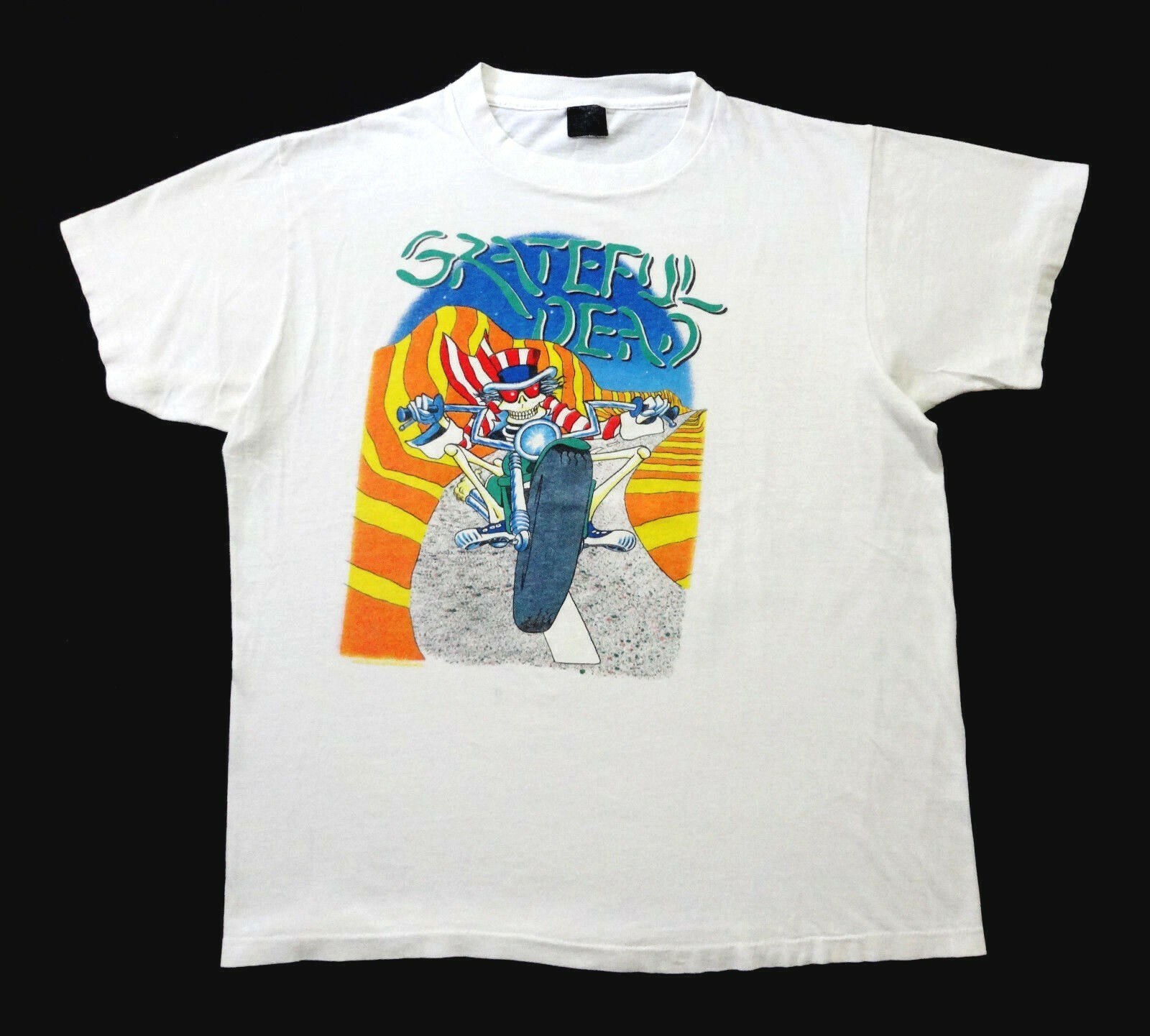 Grateful Dead Shirt T Shirt Vintage 1988 Motorcycle GD Movie Laguna Seca GDM XL