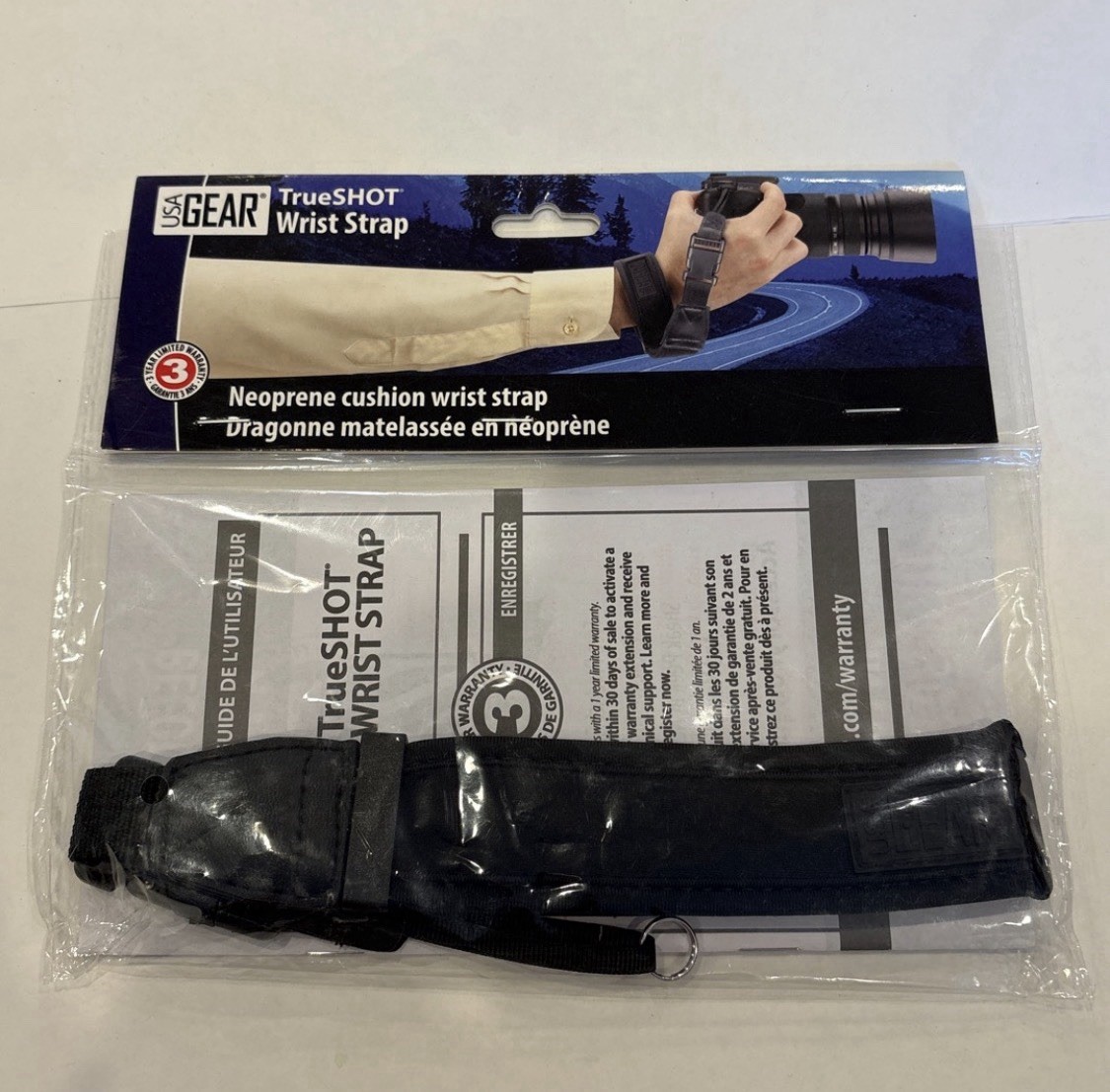 USA Gear TrueSHOT Camera Wrist Strap (Black) GRCMW50100BKUS