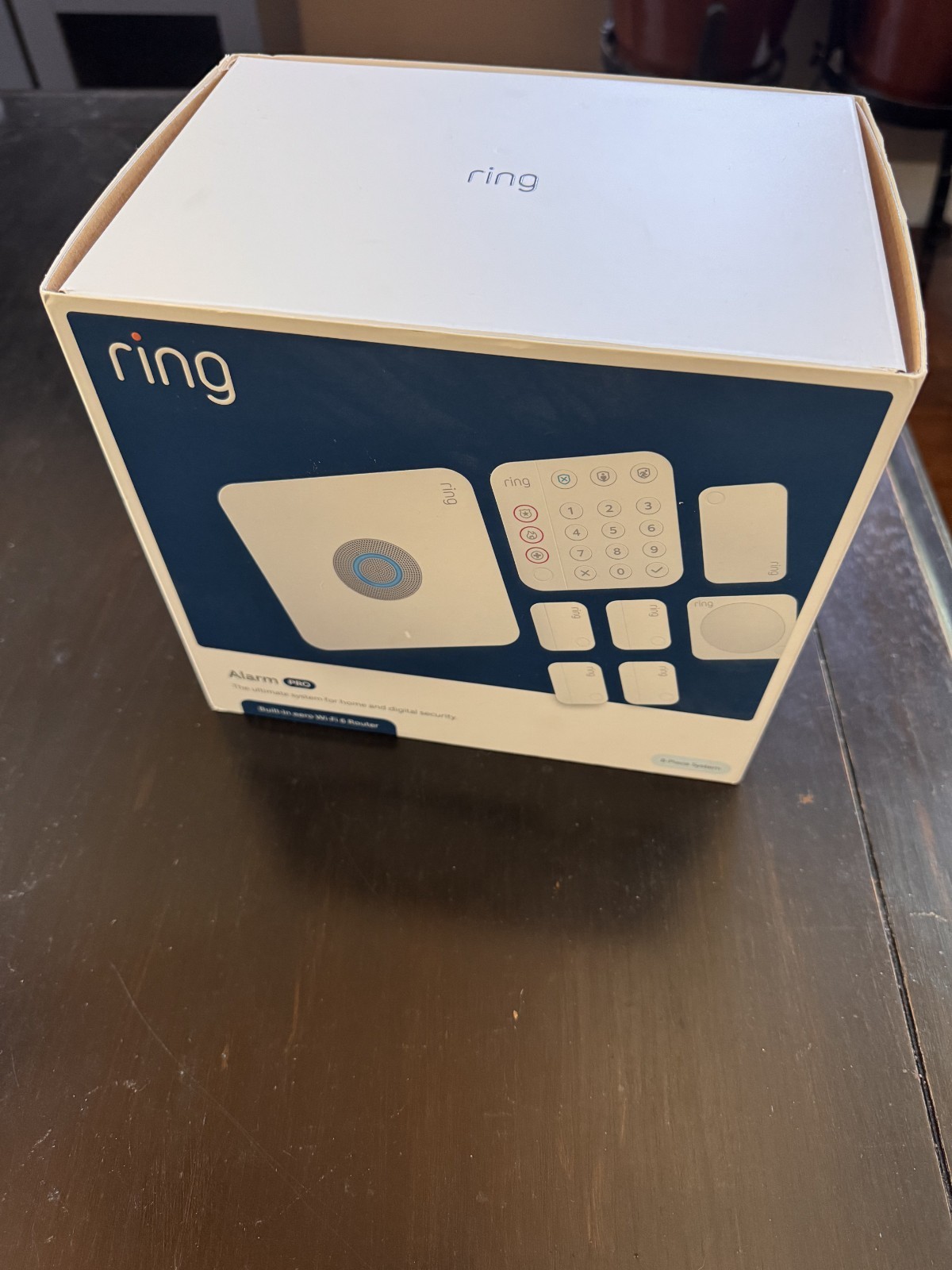 Ring Alarm Pro 8-Piece Security Kit Built-in eero WiFi 6 Router Open Box
