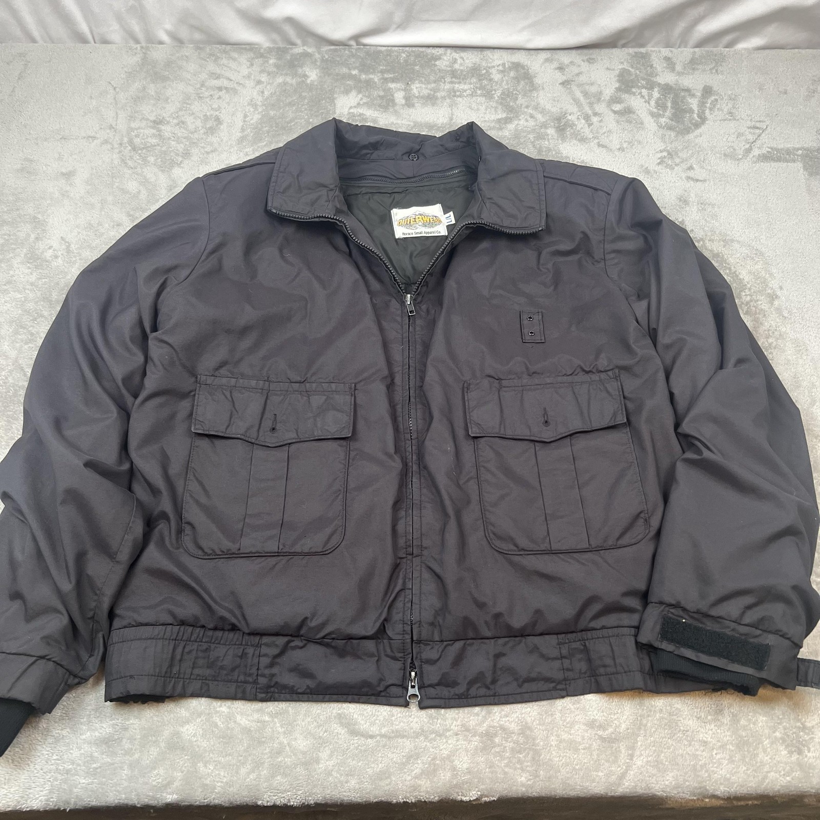 Outerwear Jacket Mens Large Black Horace Small Thinsulate Lined Utility Workwear