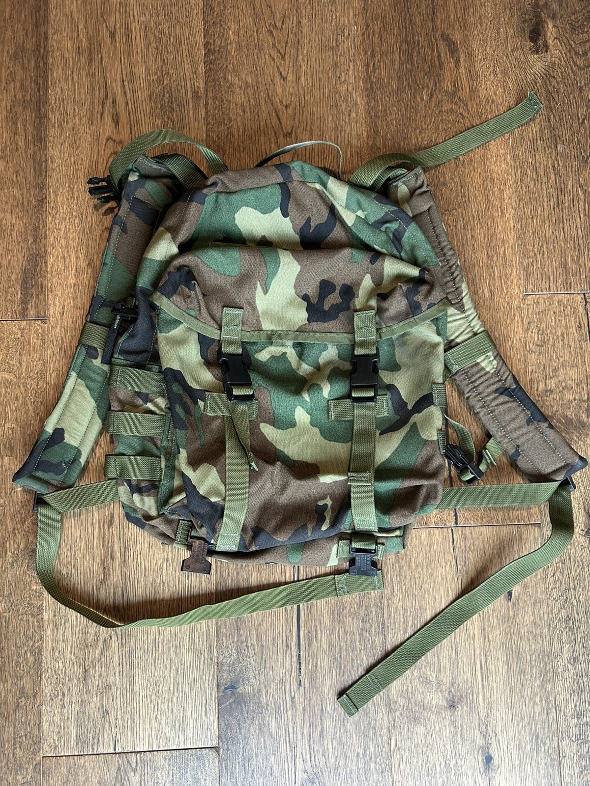 USGI ARMY SDS MOLLE Patrol Pack Woodland BDU M81 Camo + FREE SHIPPING