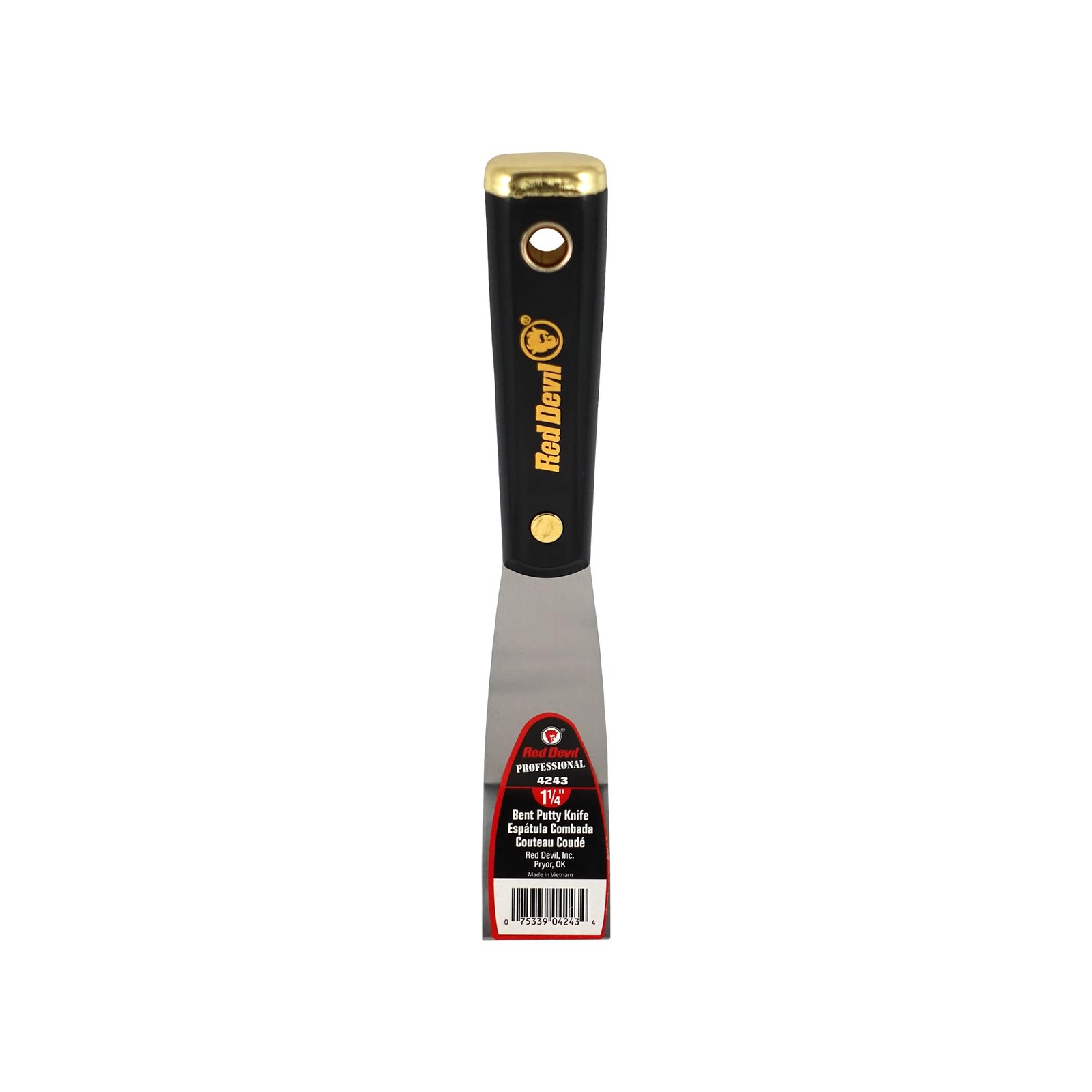 4243 1 1/4" Bent Putty Knife