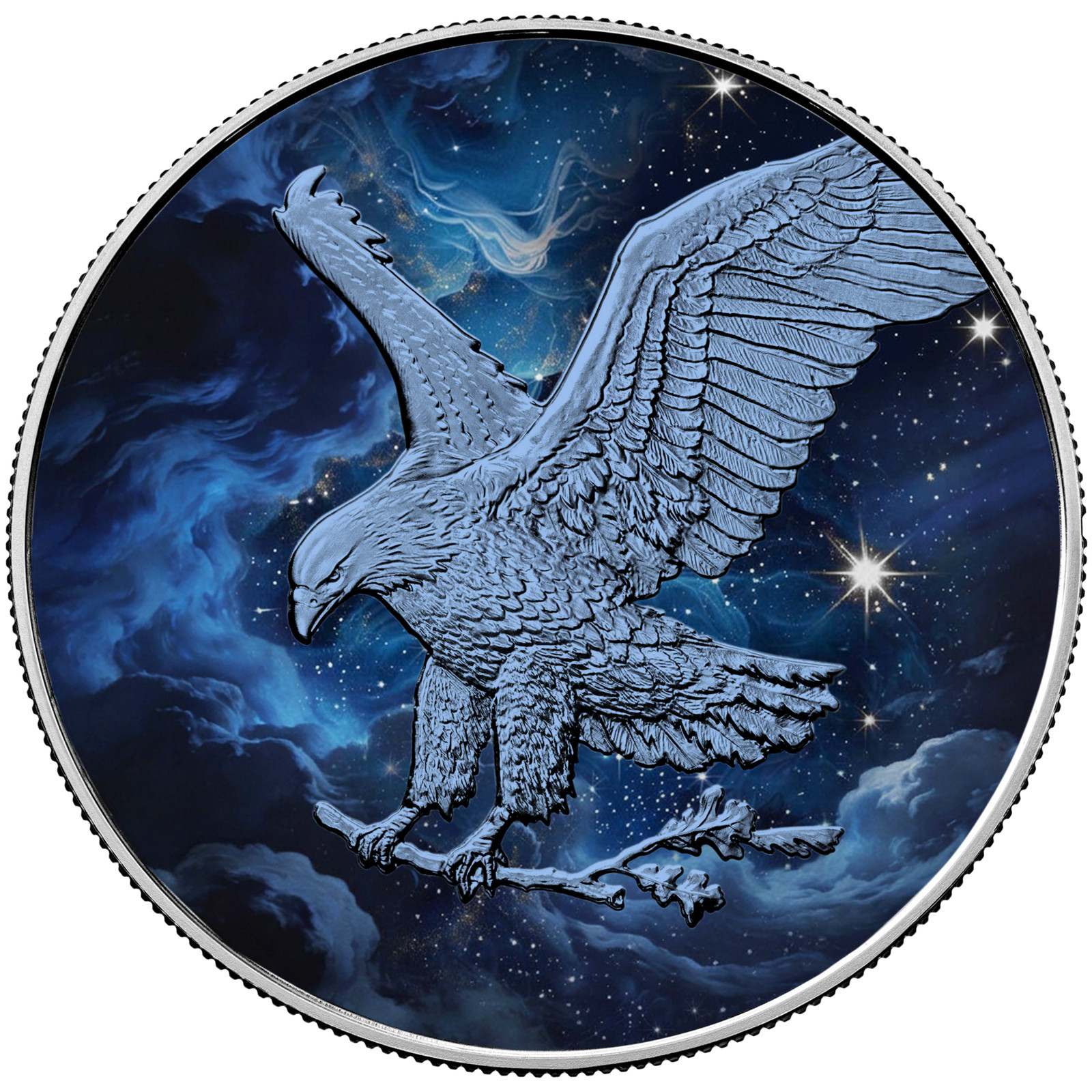 2026 U.S. Eagle Blue Moon Edition 1 oz Silver Colorized Art Coin