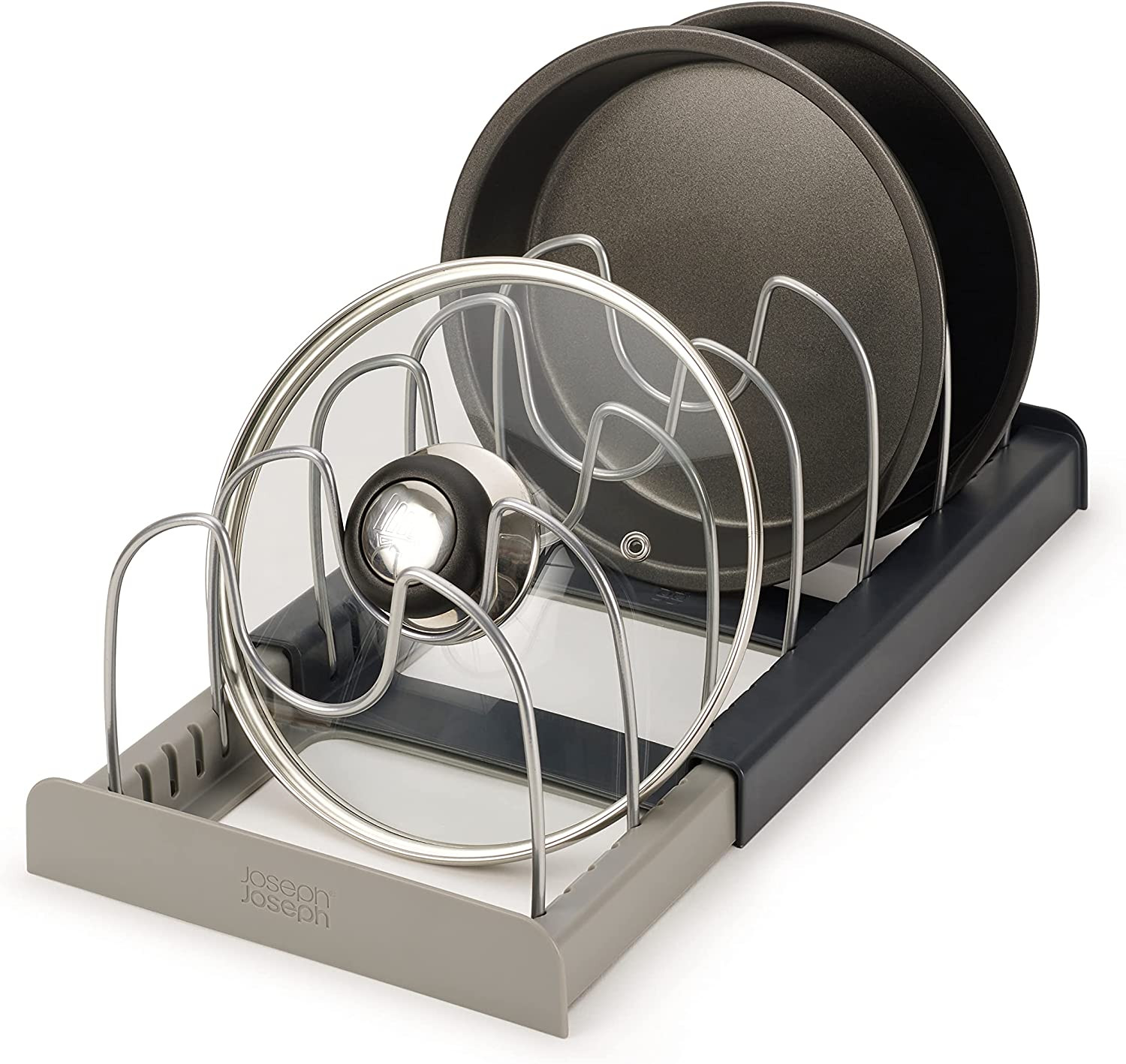 Joseph Joseph Drawerstore Expanding Cookware Organizer, Space Saving Storage for