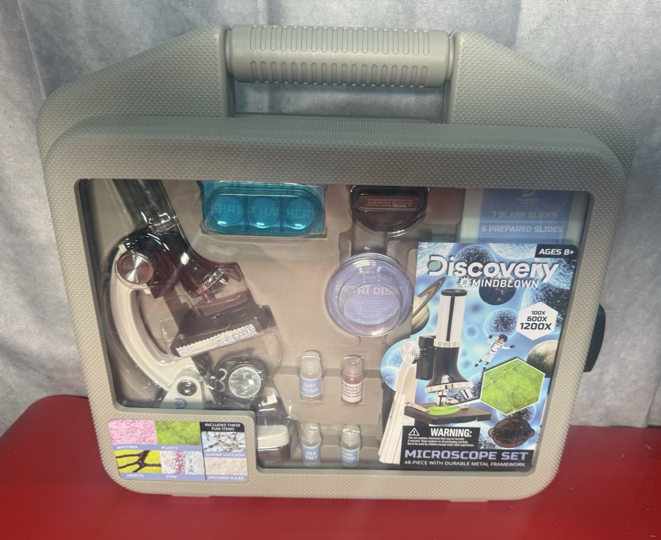 Discovery Microscope 48 Piece Set New Unused