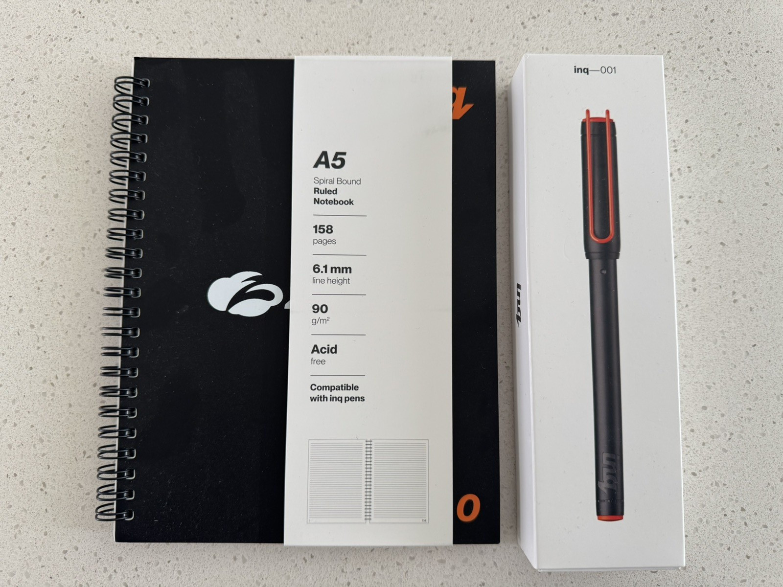 inq Smart Writing Set – Converts Handwriting to Text – Real Ink on Real Paper