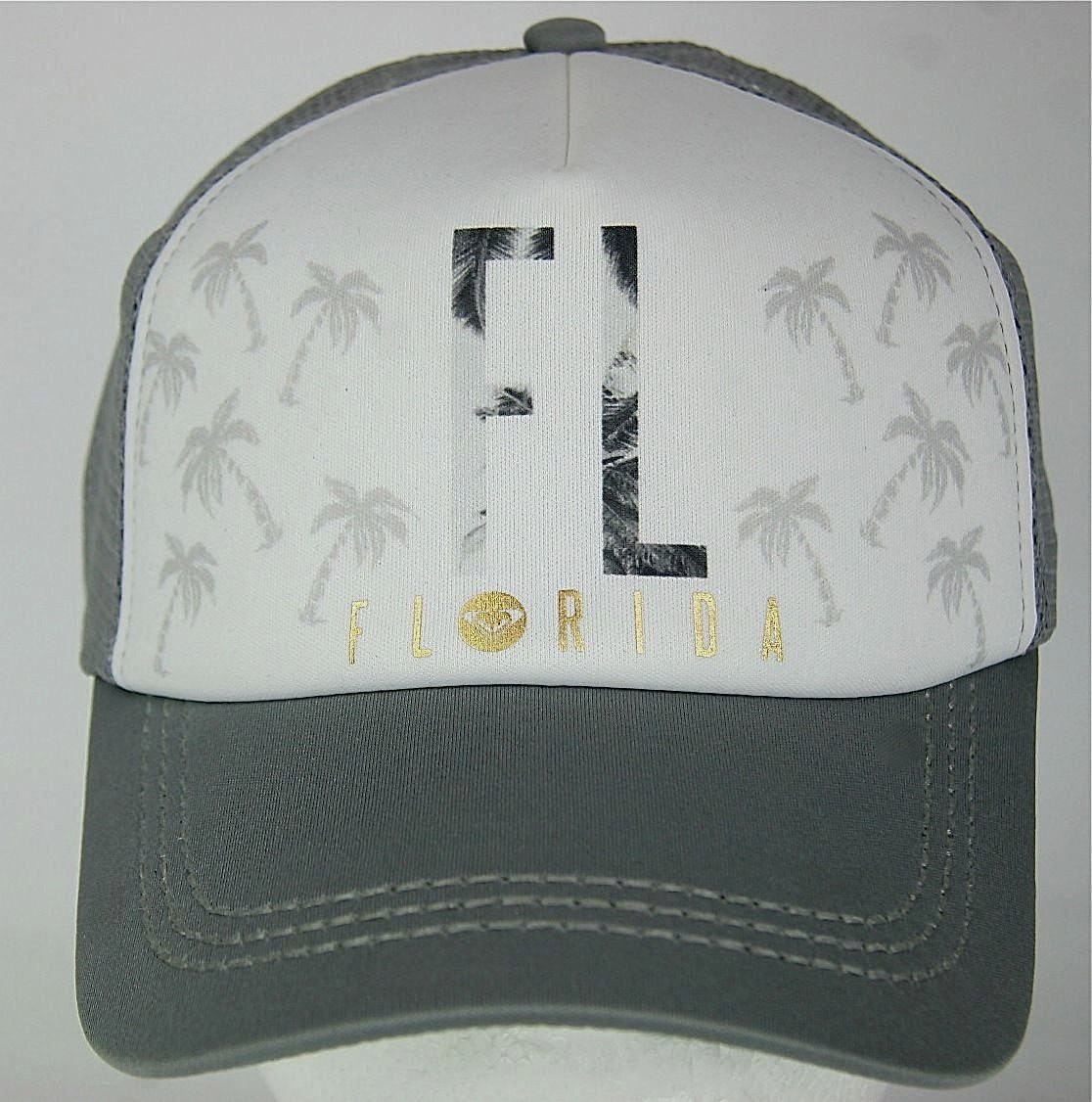 Roxy Snapback Cap FL Florida Coconut Grove Truckin Roxy Beach Surf Roxy Hat