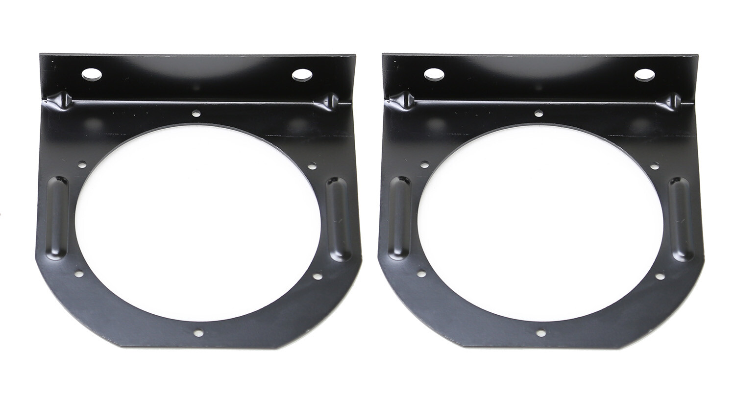 (2) Trailer 4" Round Tail Light Steel Mounting Brackets 24049