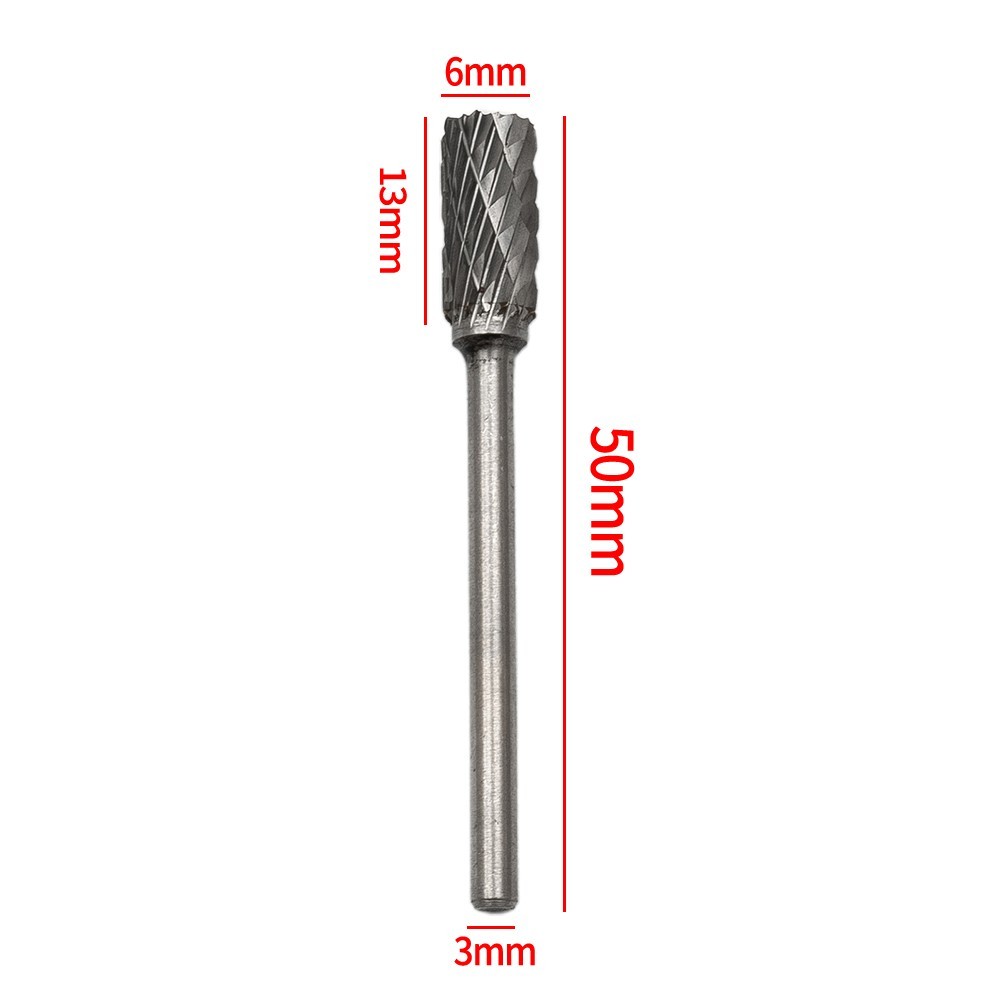 Burrs Carving Bit Deburring Die Grinder Double Cut For metalwork Practical