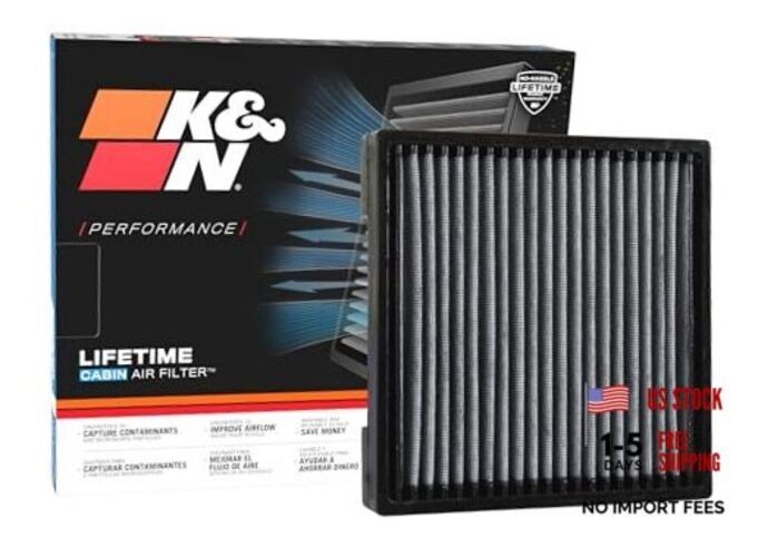 LIFETIME Cabin Air Filter: Premium, Washable, Clean Air for your Cabin: