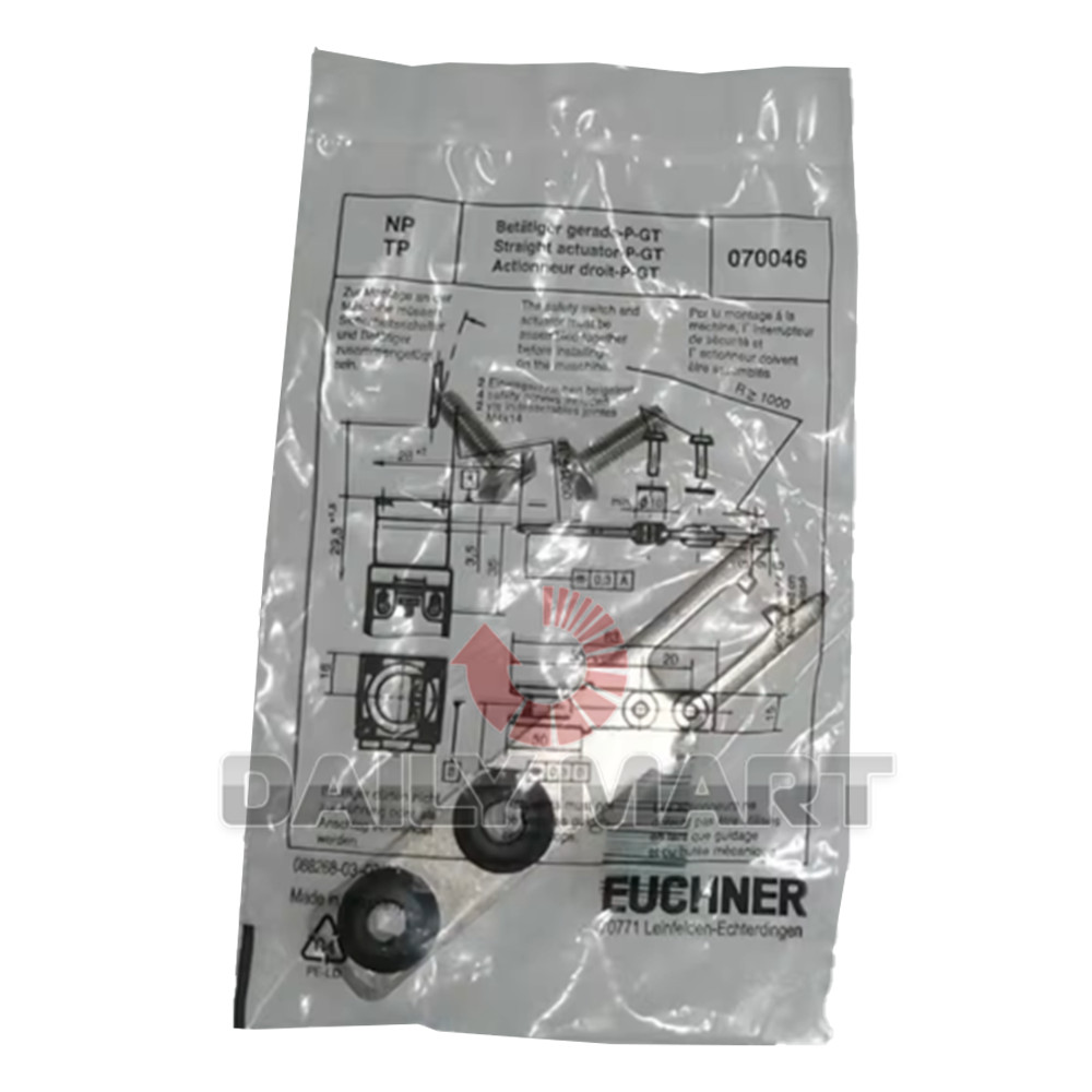 New In Box EUCHNER BETAETIGER-P-GT 070046 Straight Actuator