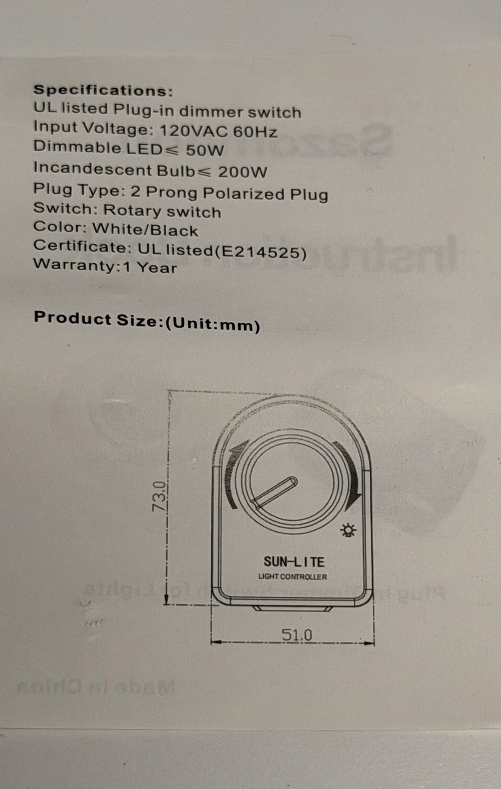 Soldering Iron Temperature Control Power Control Dimmer Switch Plug