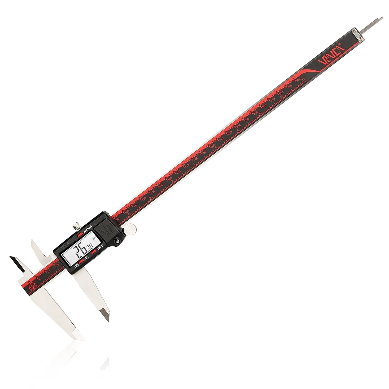 IP54 Grade Digital Caliper, DCLA-1205 12 Inch/300Mm, Inch/Millimeter/Fraction Co