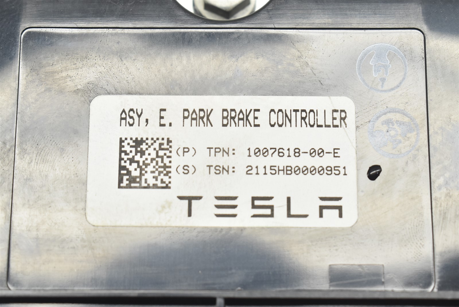 2012-2019 Tesla Model S Park Brake Controller 1007618-00-E 12-19