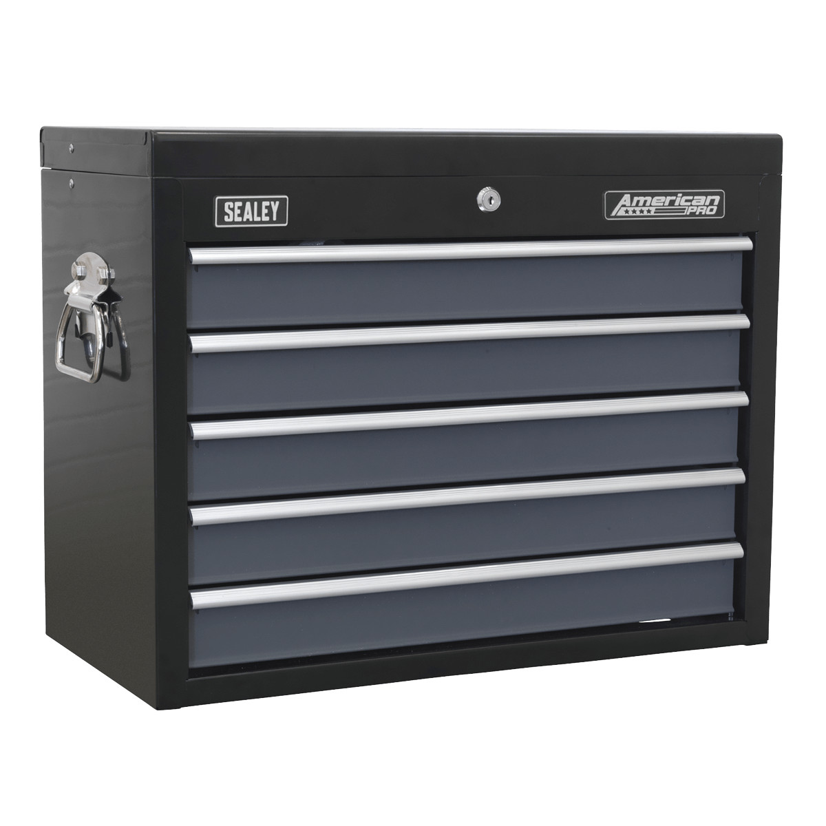 Sealey American Pro 5 Drawer Tool Chest Black / Grey