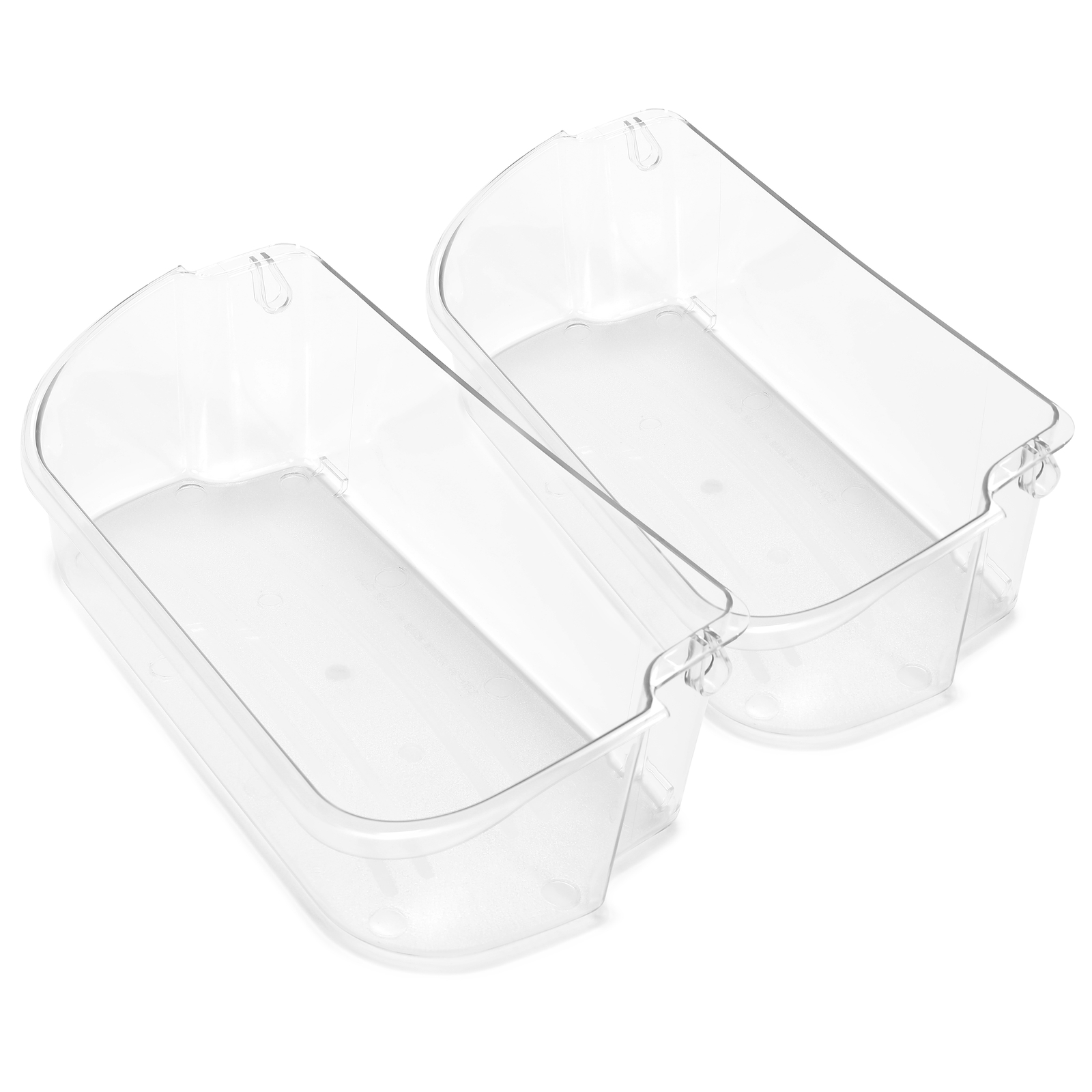 2 Pack Refrigerator Top Door Bin Shelf For Frigidaire 240356402 AP2549958