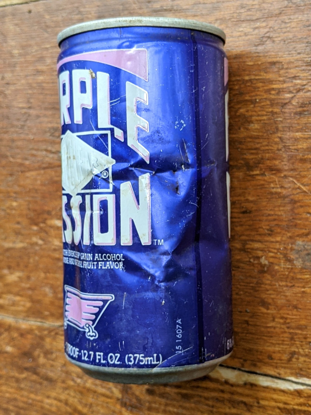 Vintage Purple Passion Soda Pop Can (empty)