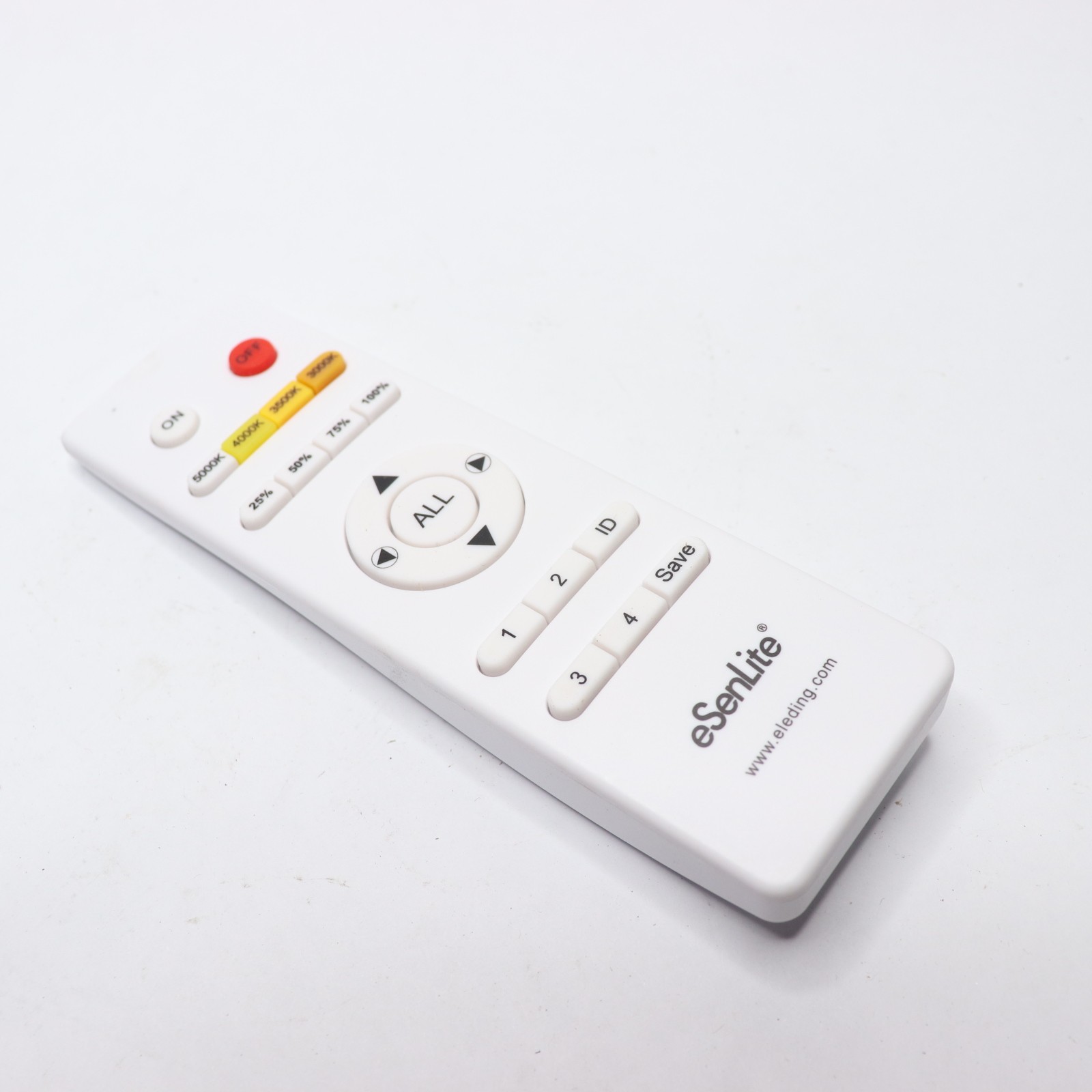 eSenLite Handheld 2.4G RF Dimmer CCT Selector and On-Off for LED Panel Lights