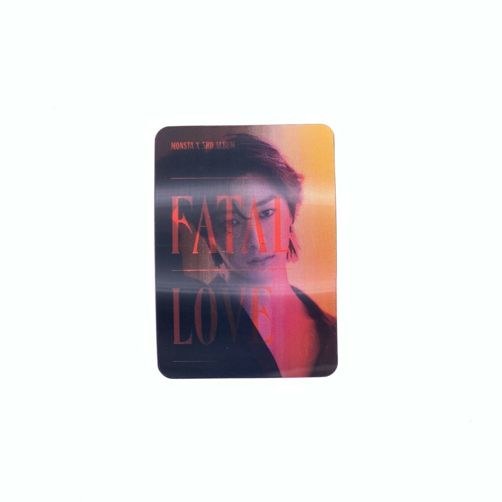 [MONSTA X] Fatal love / Love Killa / Preorder Gift / Lenticular pc - Hyungwon