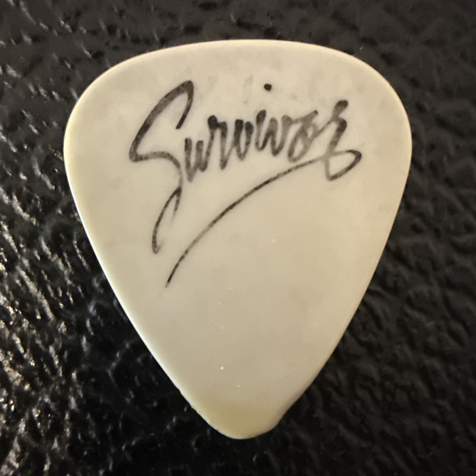SURVIVOR Logo Frankie Sullivan 1986 Rare Seconds Count Concert Tour GUITAR PICK