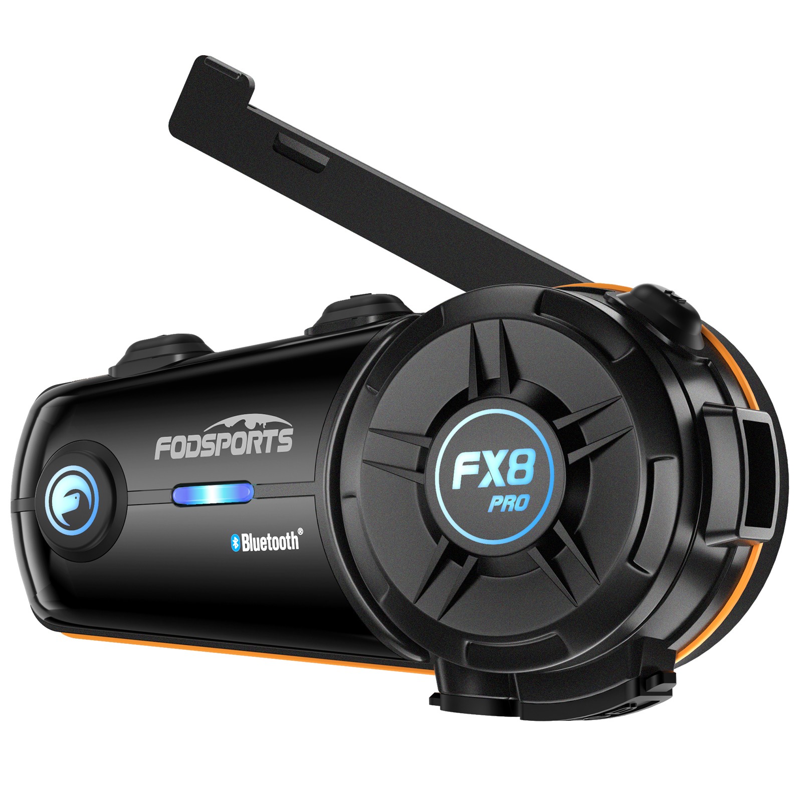 FX8 PRO Motorbikes Helmet Intercom Bluetooth Headset Background Sound 2KM 10 Way