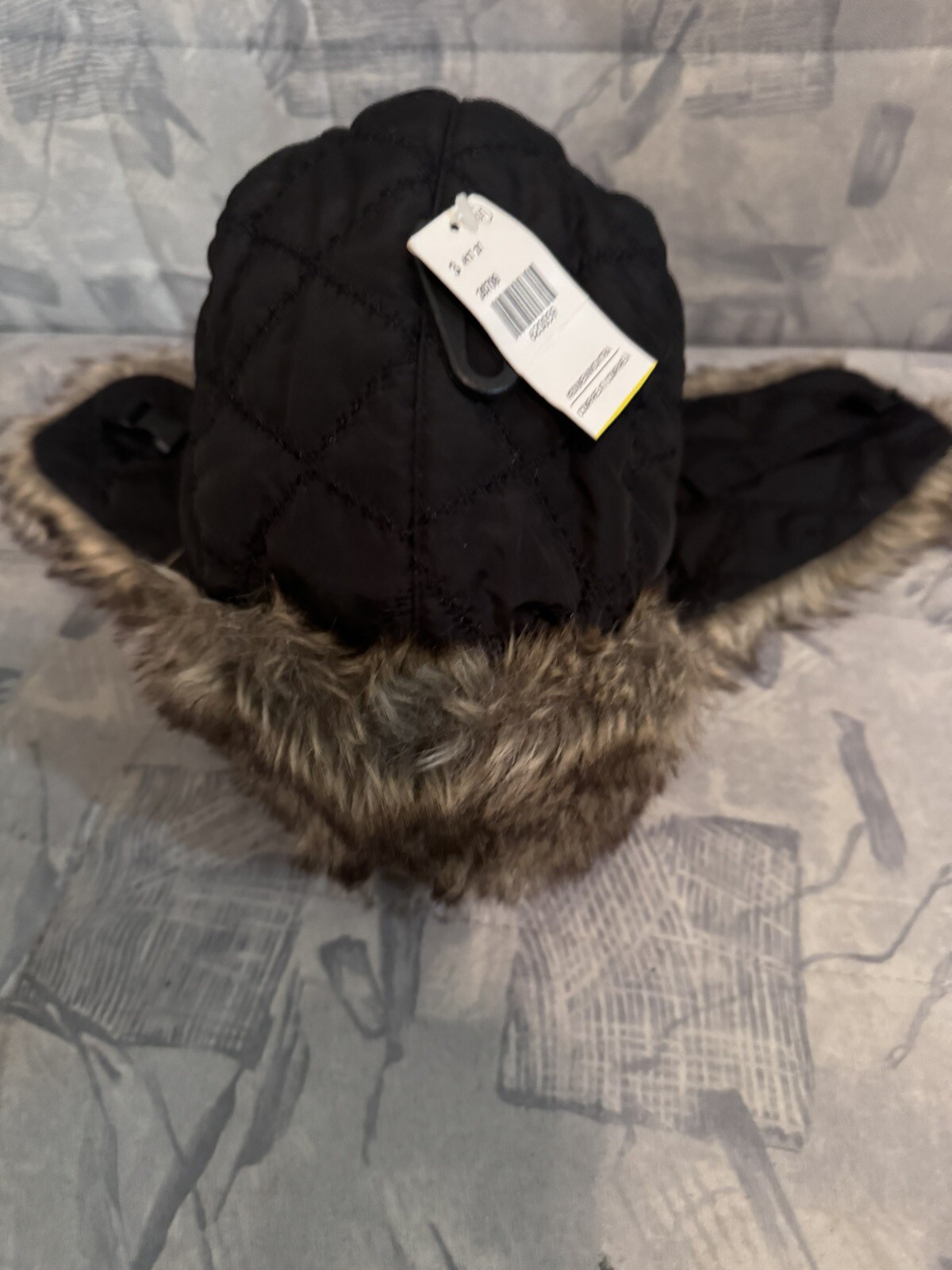 Mens Mountain Ridge Winter Genuine Faux Fur Hat Russian Trapper Earflap