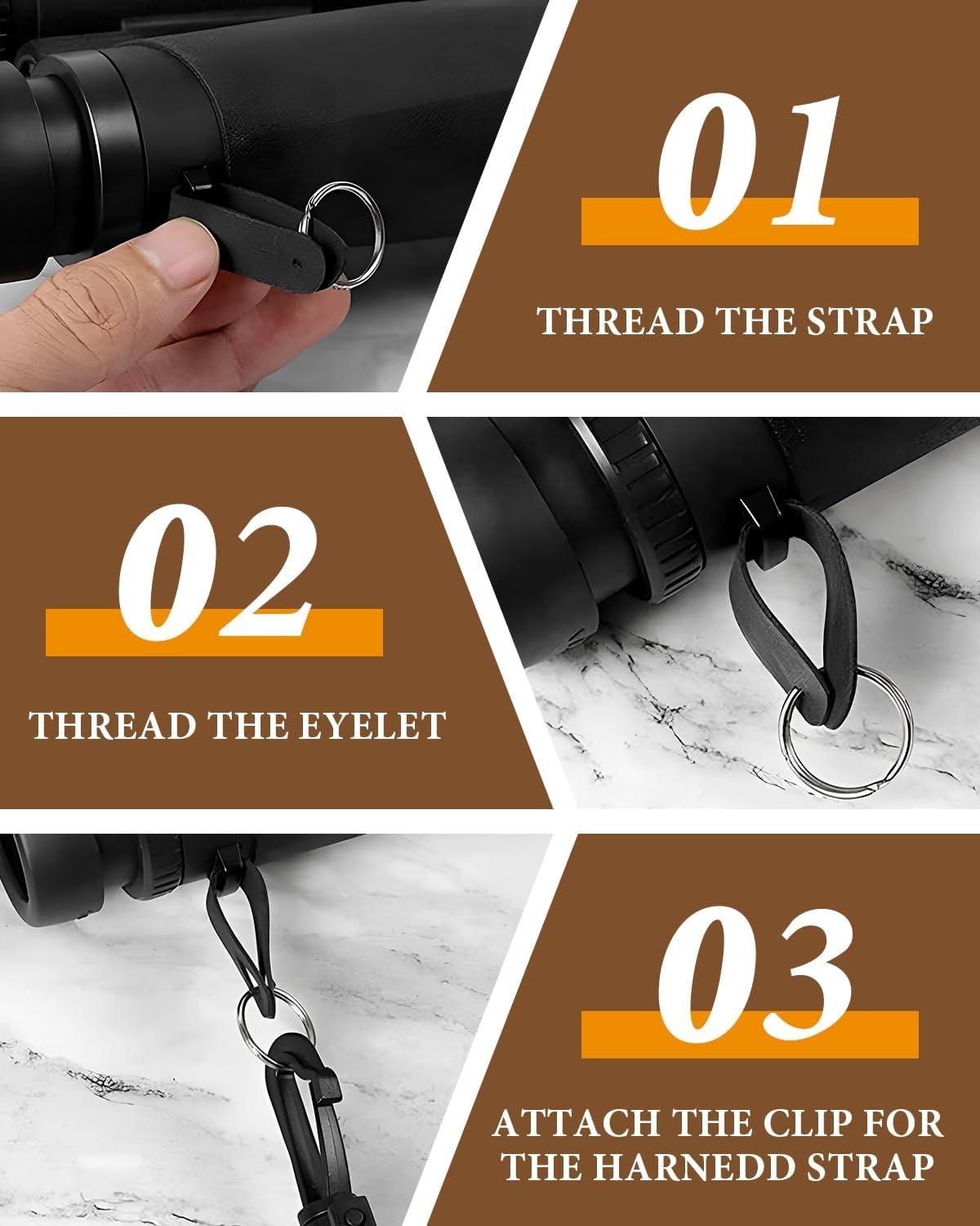 Binocular Harness Strap for Hunting, X-shaped Decompression Binocular Straps for