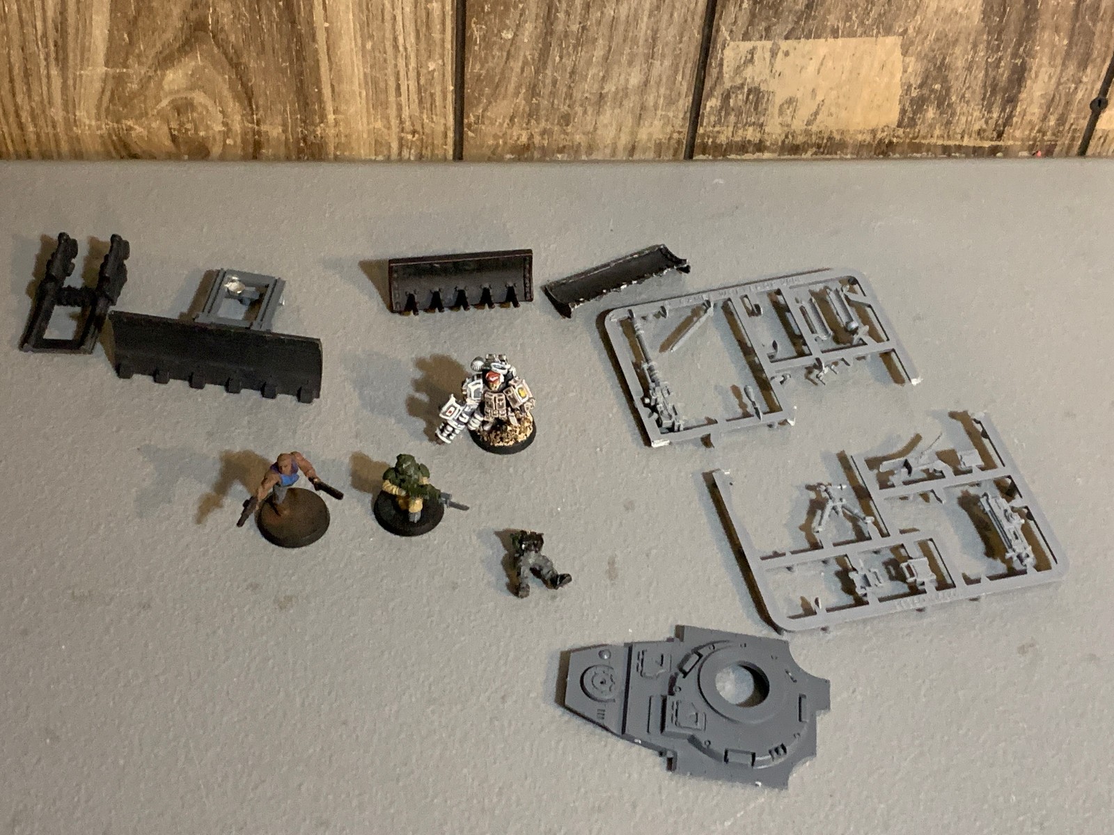 A28852 WARHAMMER 40K ASTRA MILITARUM IG IMPERIAL BITS LOT DOZER BLADE HEAVY TEAM