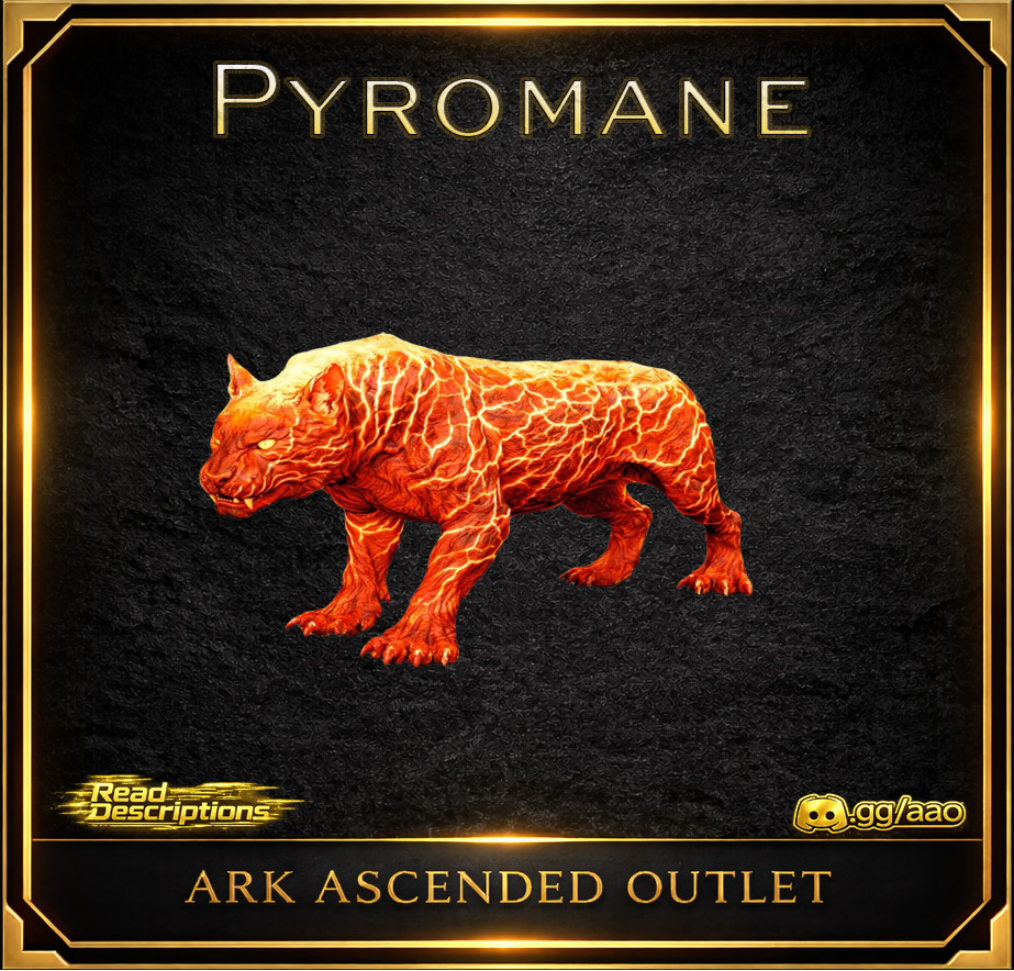 Pyromane-Ark Survival Ascended Official PVE-ASA-Dino-PC/PS5/XBOX-AAO