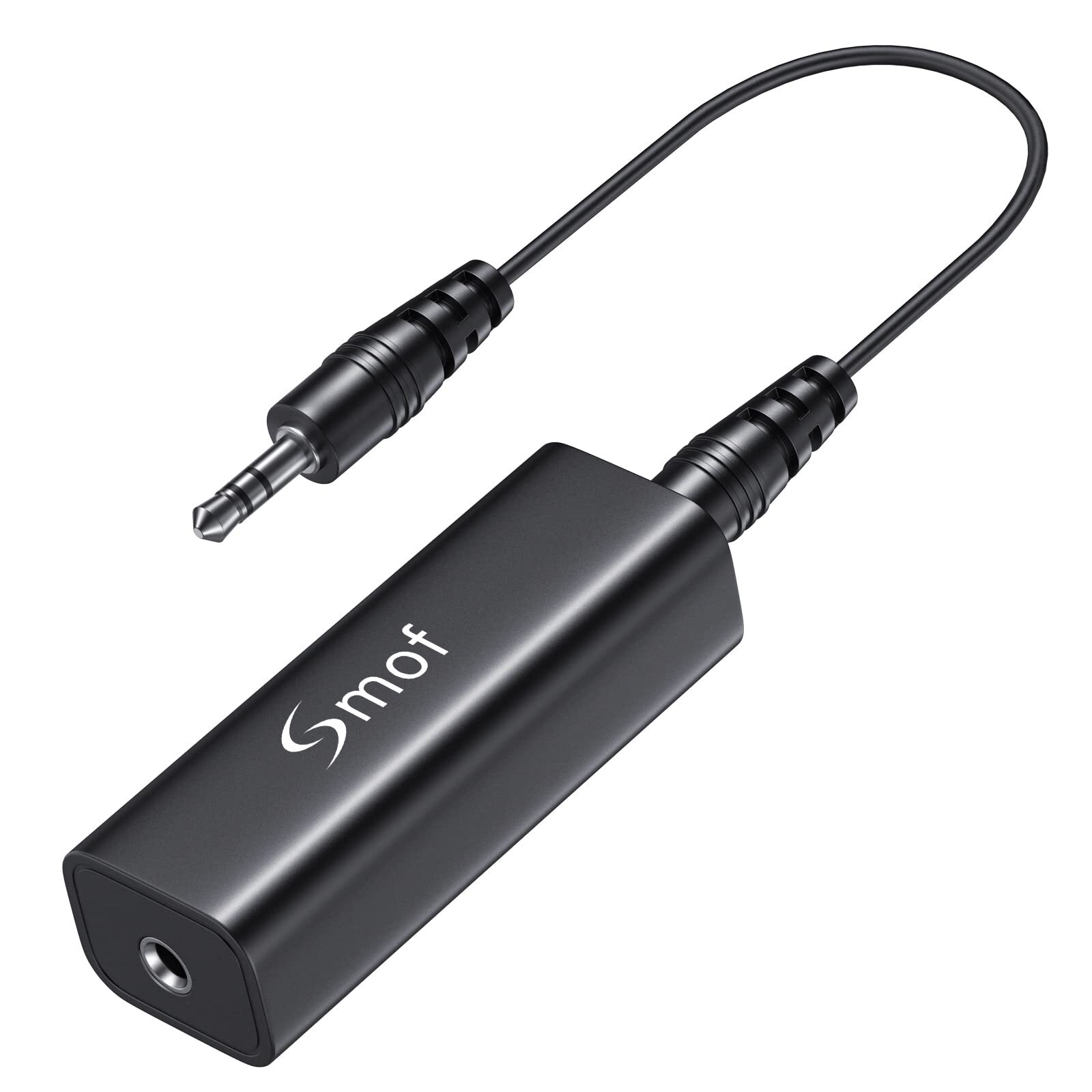 Ground Loop Noise Isolator for Car Audiio Home PC Stereo System with 3.5mm Cable