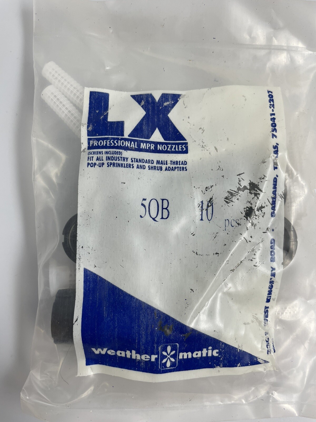 Bag of 10 Weathermatic 5QB 5' Quarter Bubbler Spray Nozzle